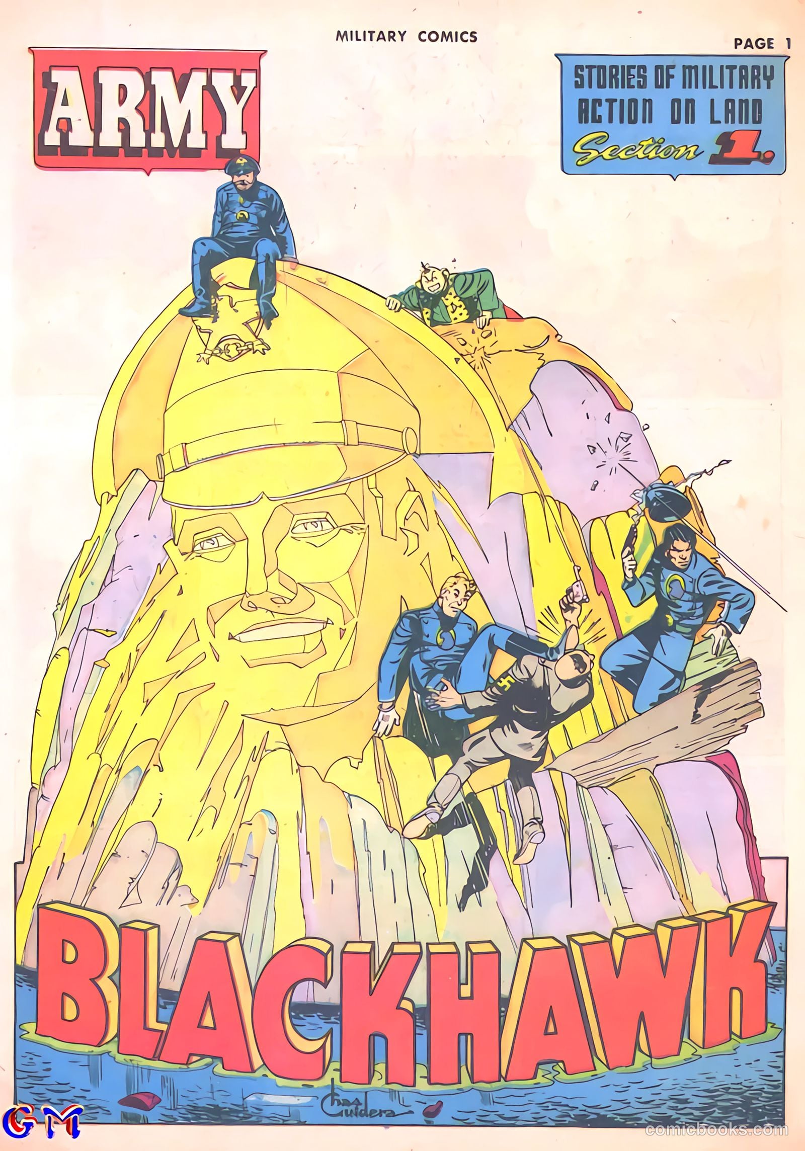 Military Comics #8 (1942) — page 3 of 68