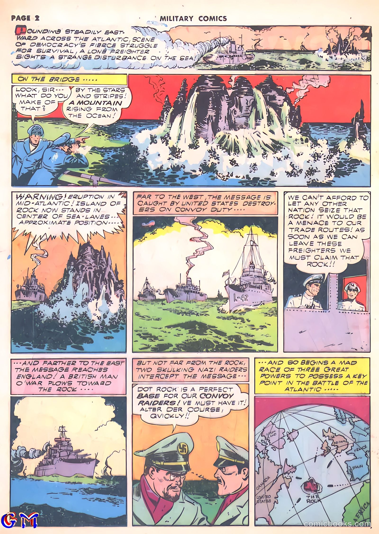 Military Comics #8 (1942) — page 4 of 68
