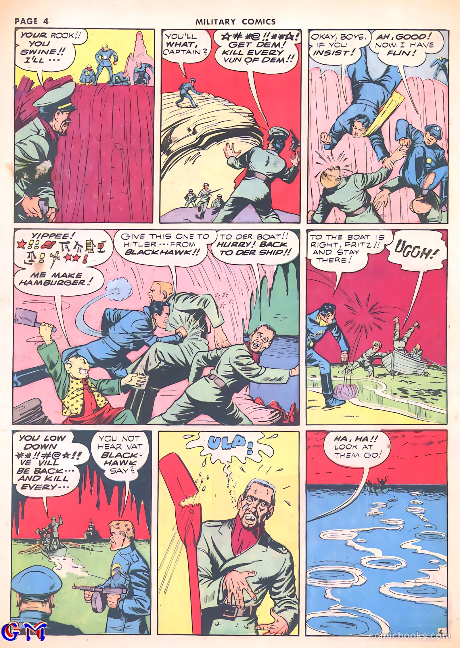 Military Comics #8 (1942) — page 6 of 68