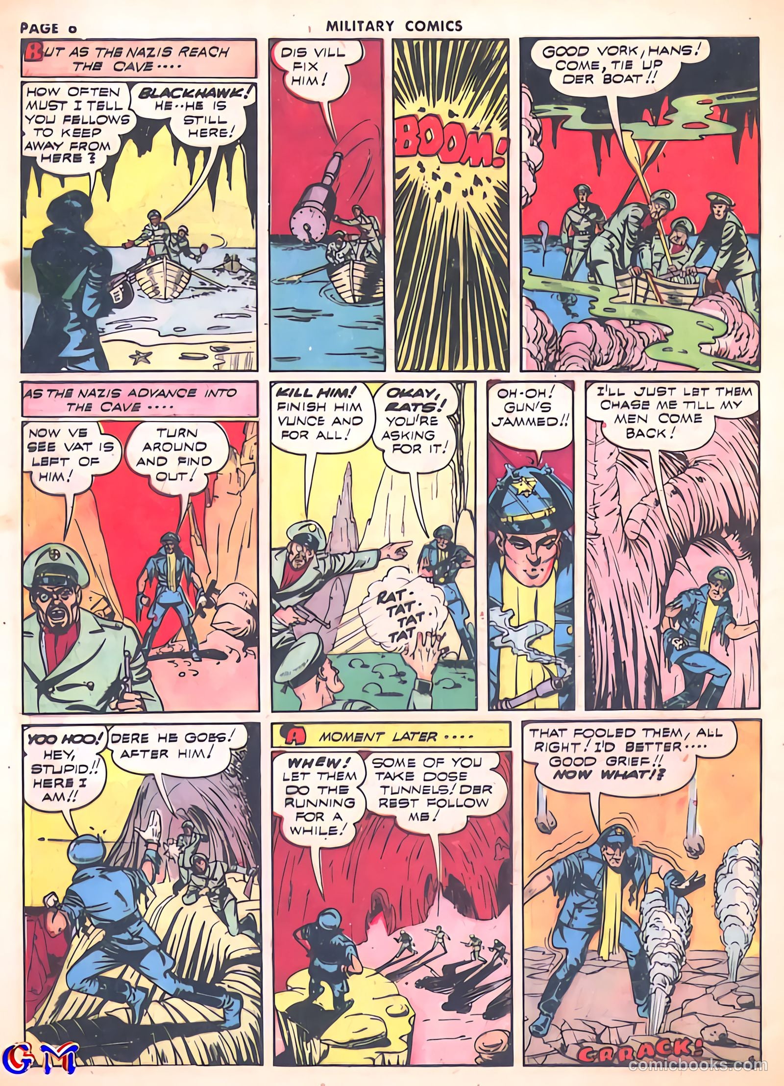 Military Comics #8 (1942) — page 8 of 68