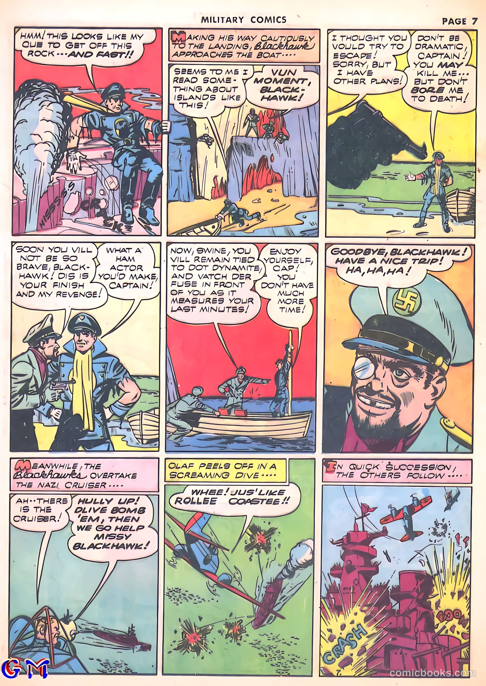 Military Comics #8 (1942) — page 9 of 68