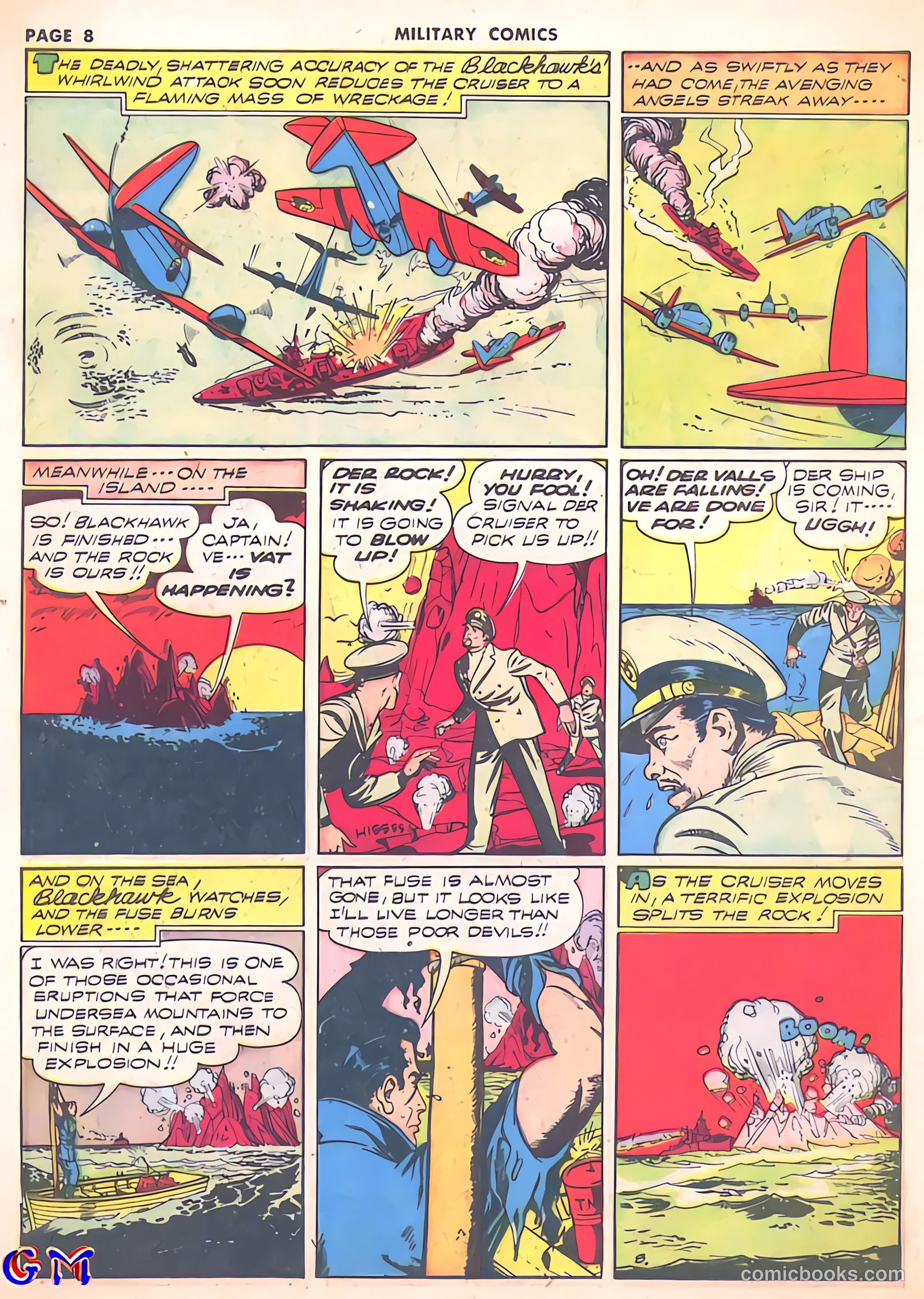 Military Comics #8 (1942) — page 10 of 68