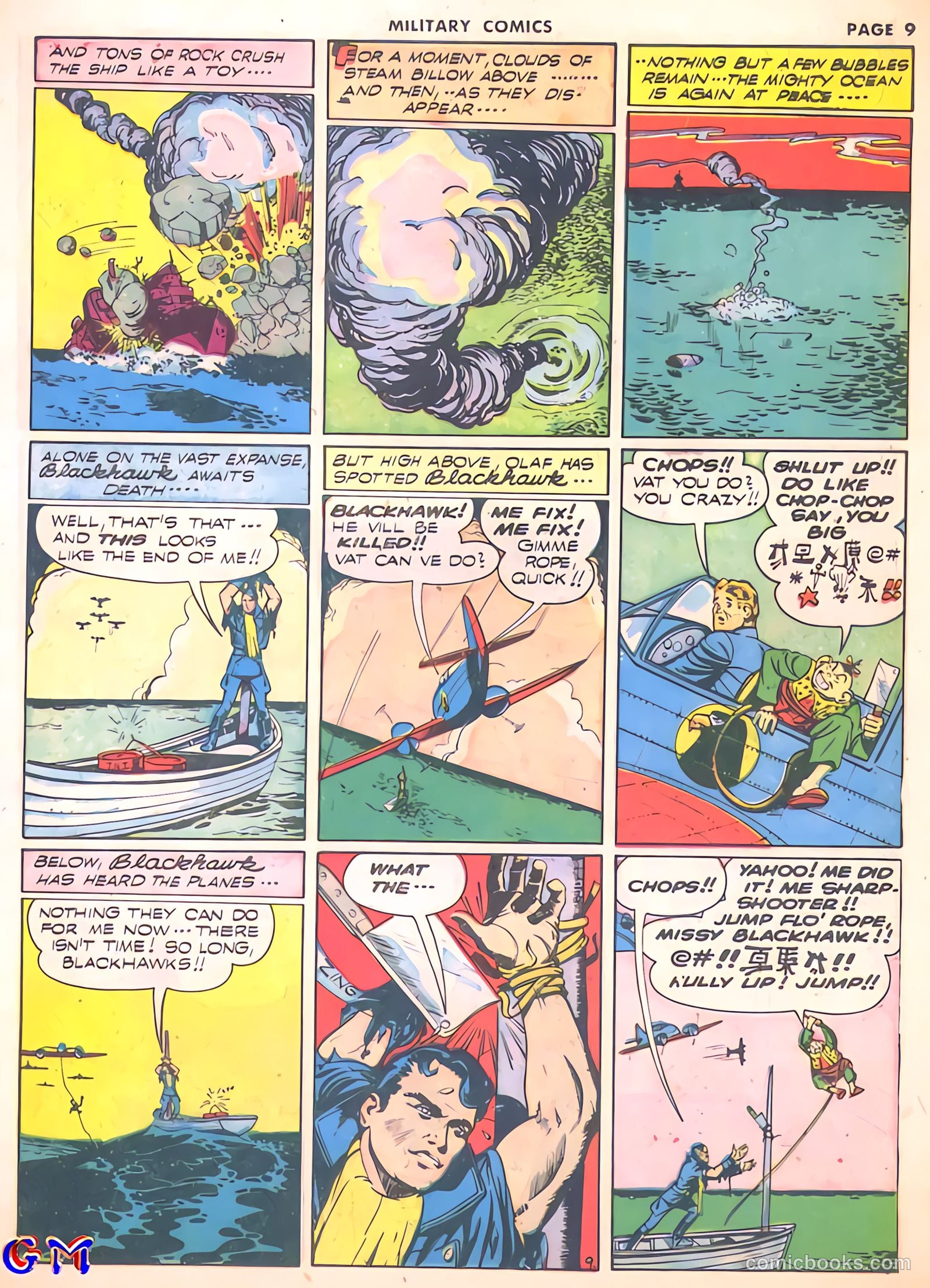 Military Comics #8 (1942) — page 11 of 68