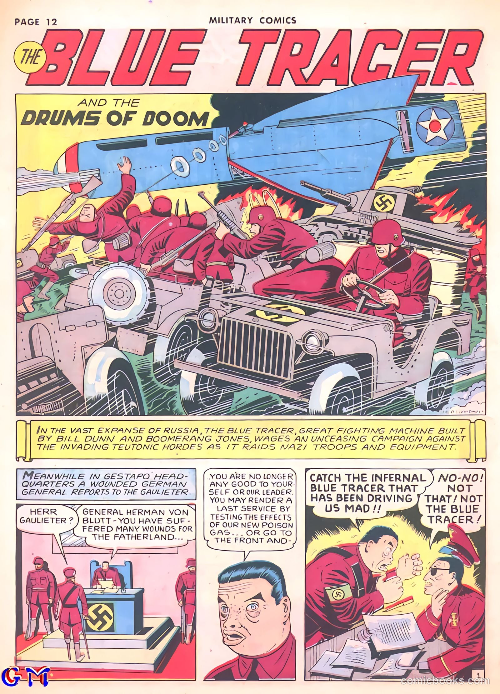 Military Comics #8 (1942) — page 14 of 68