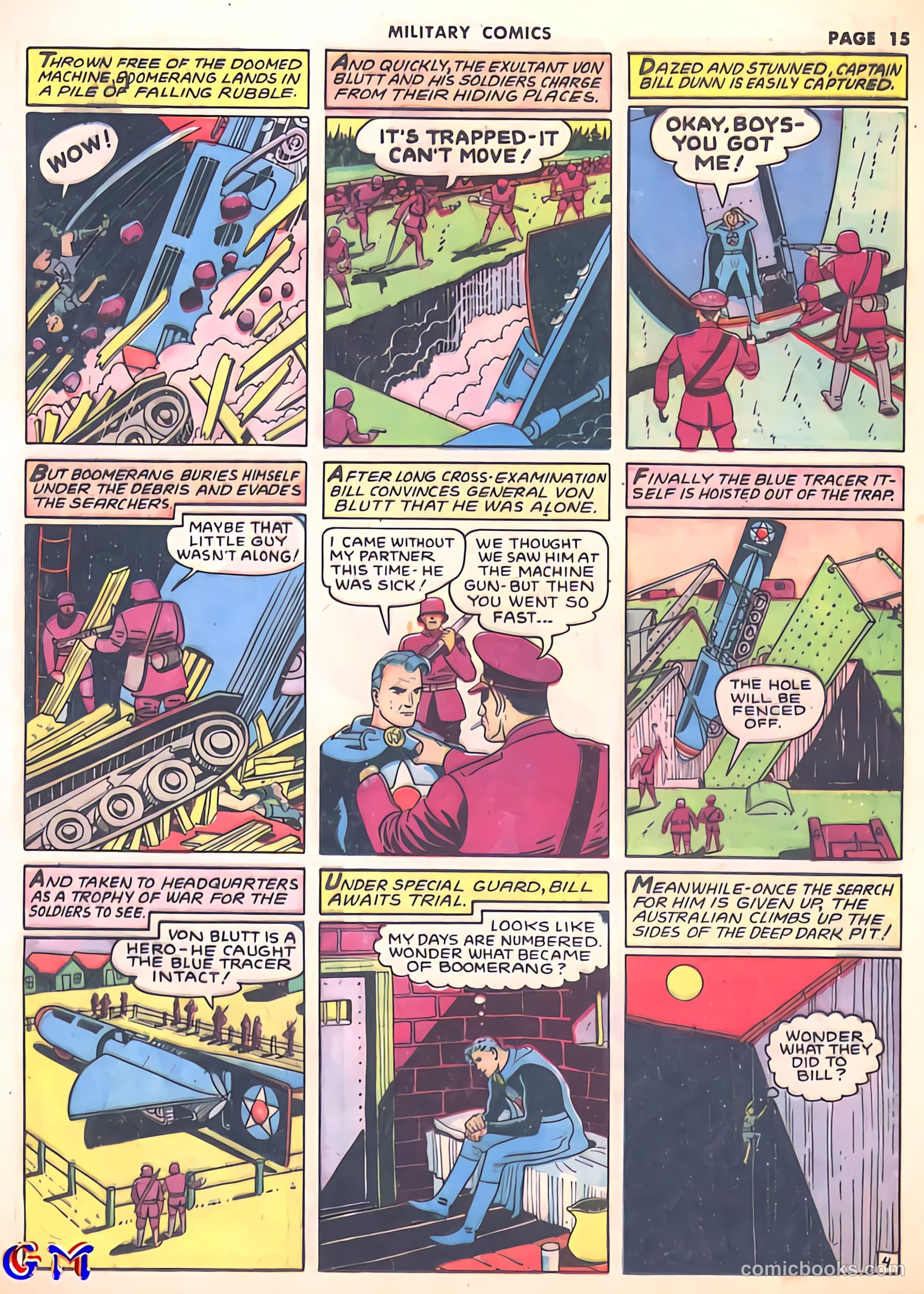Military Comics #8 (1942) — page 17 of 68