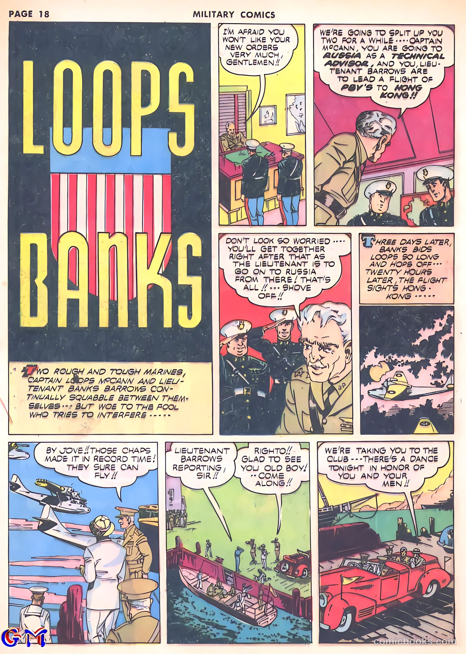 Military Comics #8 (1942) — page 20 of 68