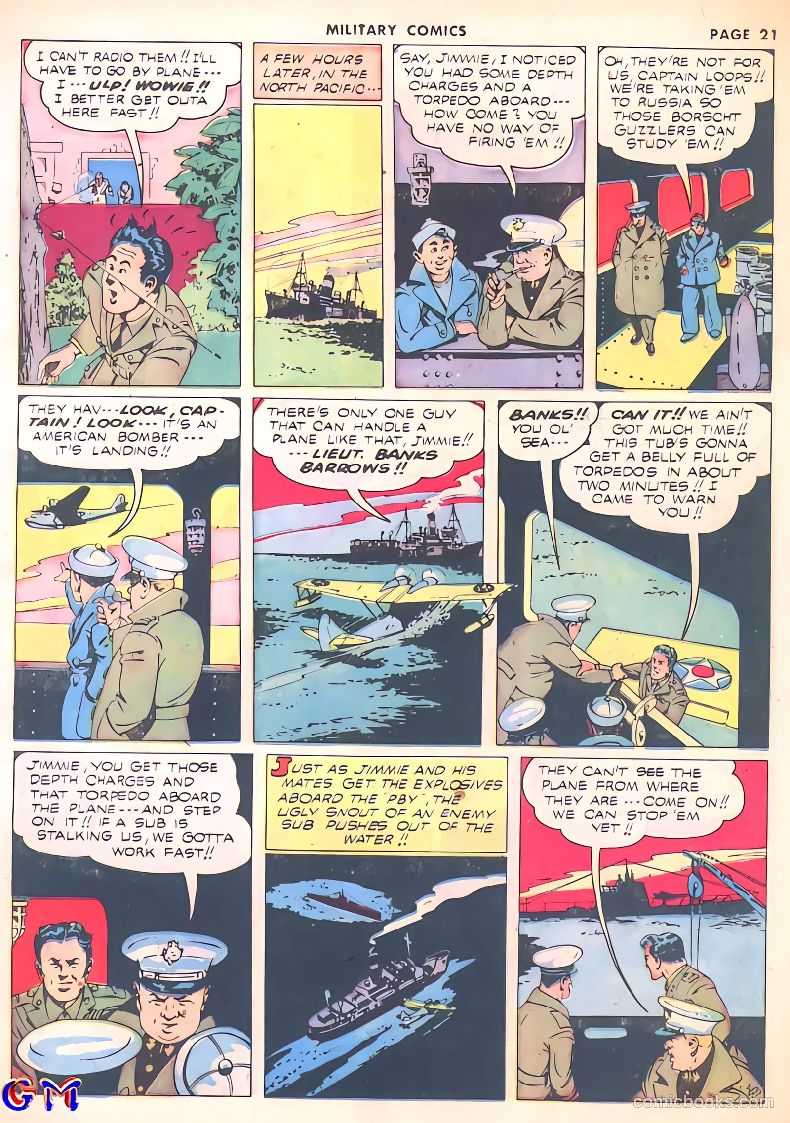 Military Comics #8 (1942) — page 23 of 68