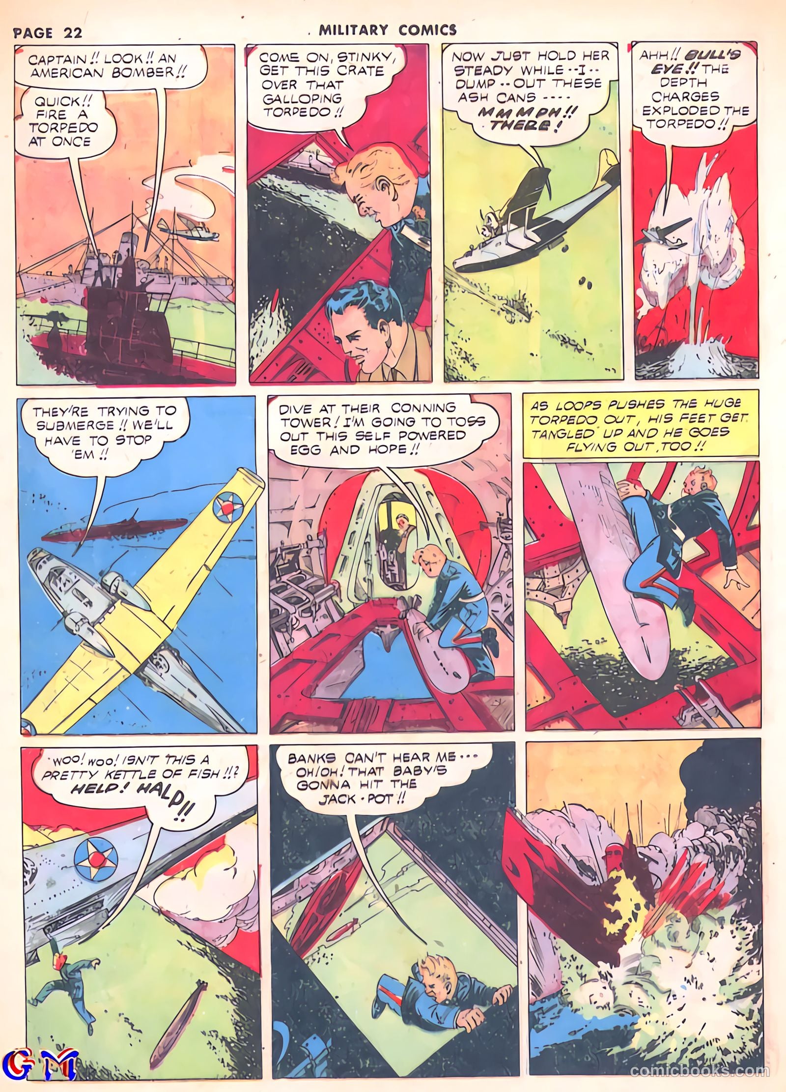 Military Comics #8 (1942) — page 24 of 68