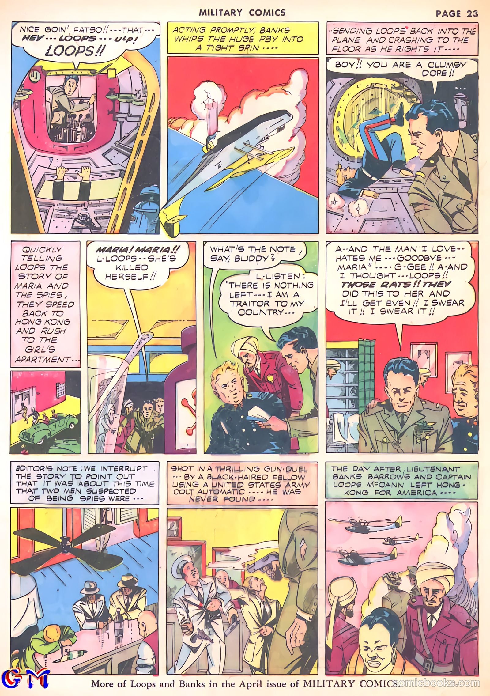 Military Comics #8 (1942) — page 25 of 68