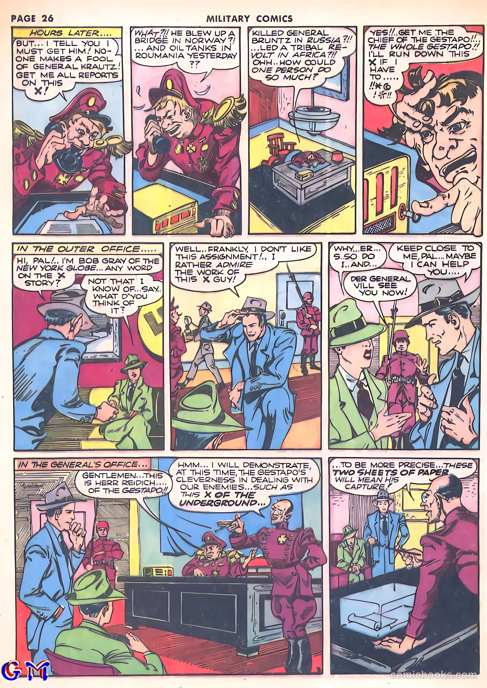 Military Comics #8 (1942) — page 28 of 68