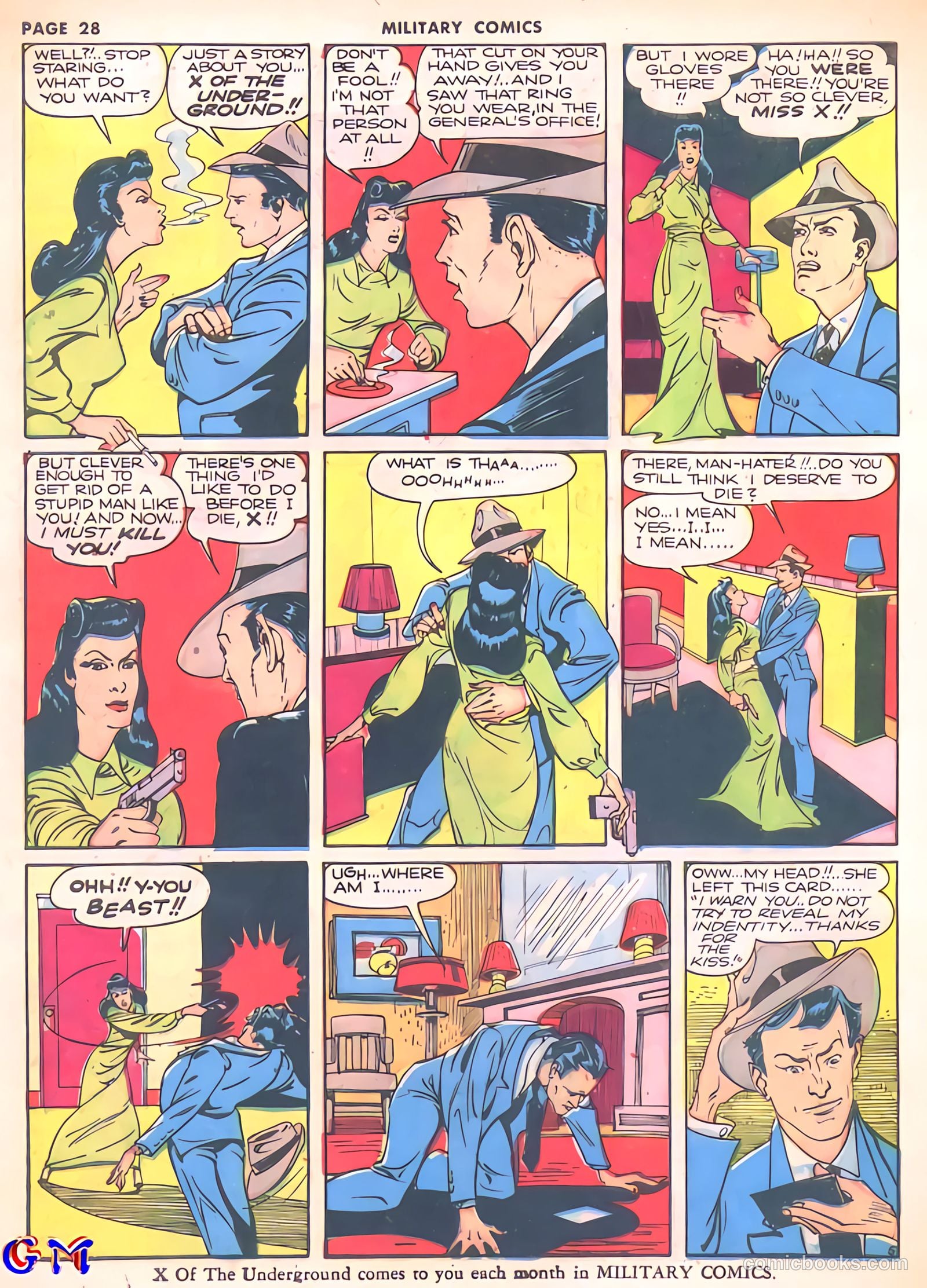 Military Comics #8 (1942) — page 30 of 68