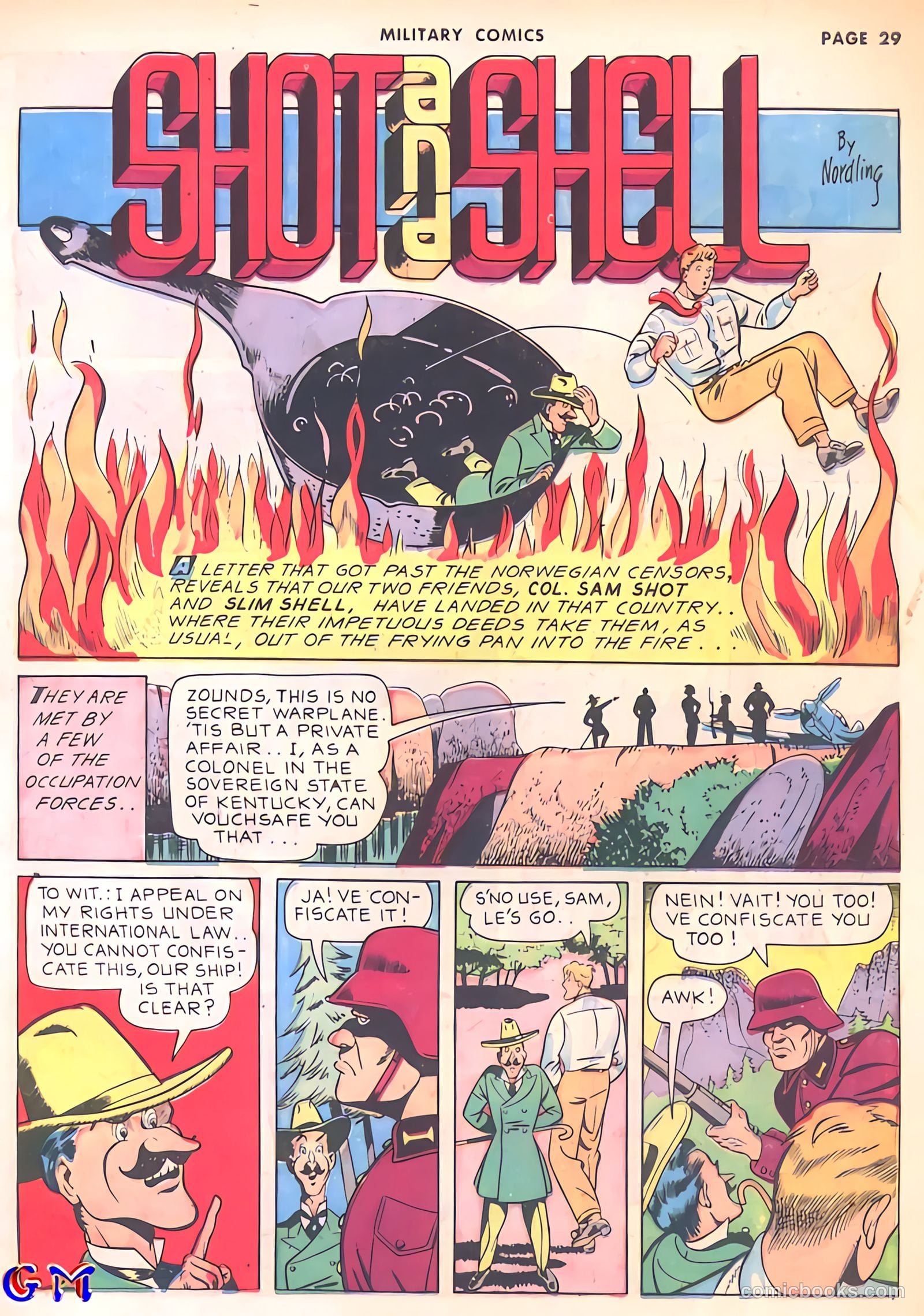 Military Comics #8 (1942) — page 31 of 68