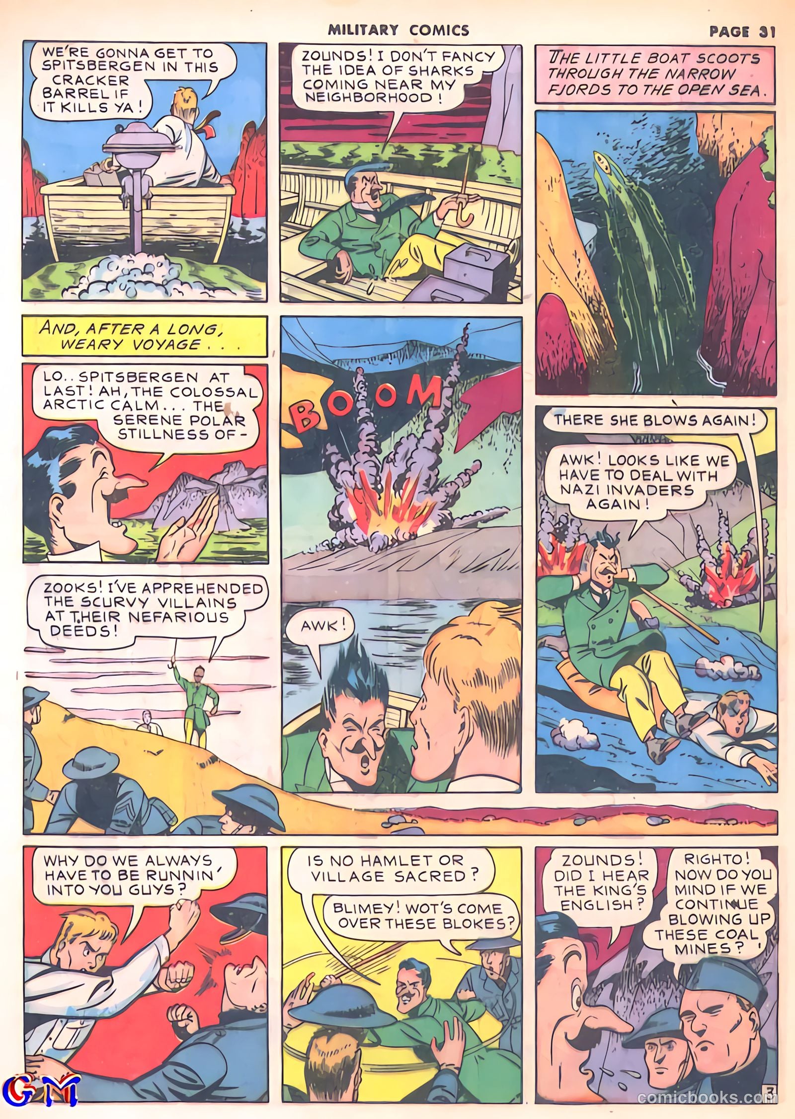 Military Comics #8 (1942) — page 33 of 68