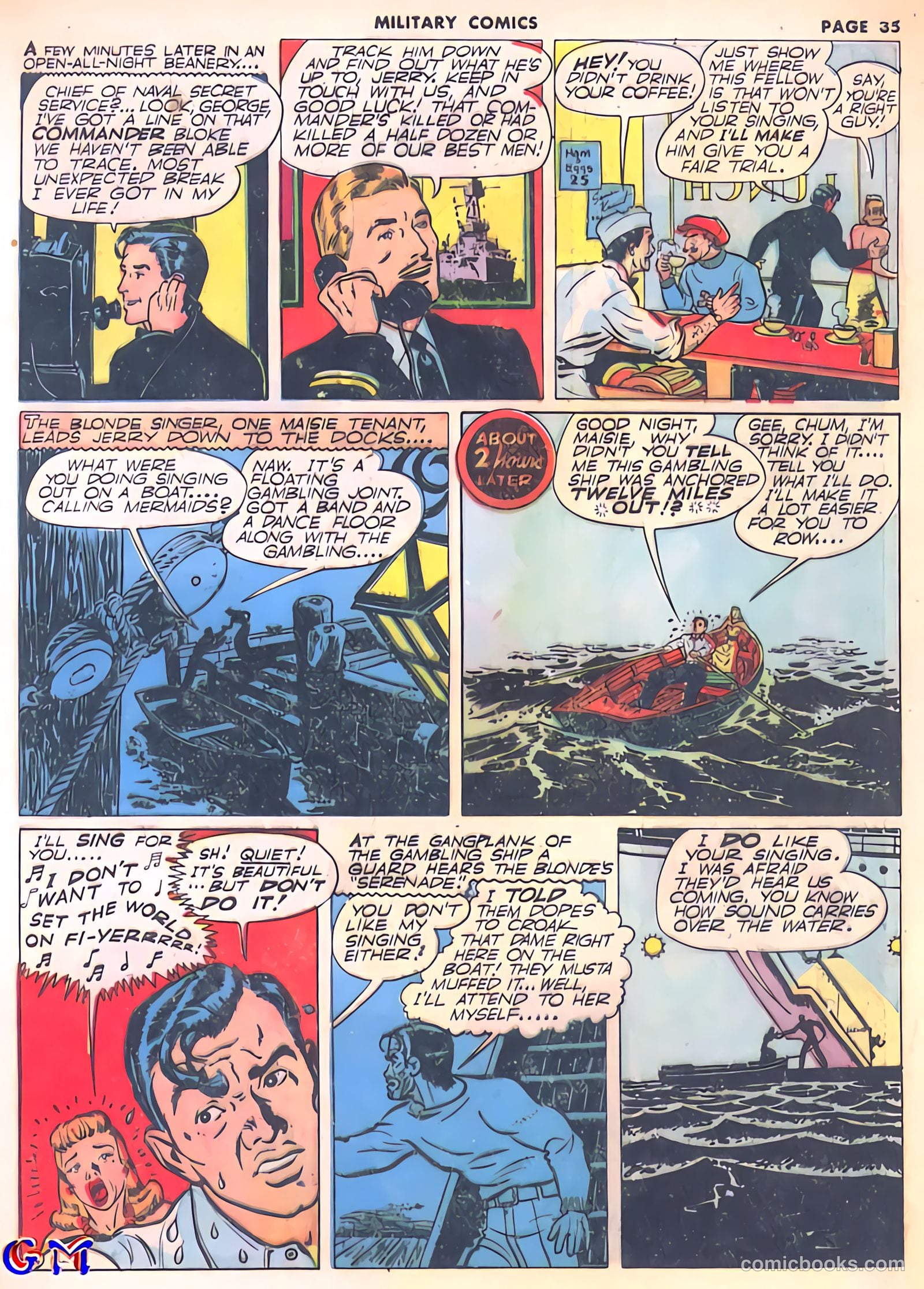 Military Comics #8 (1942) — page 37 of 68
