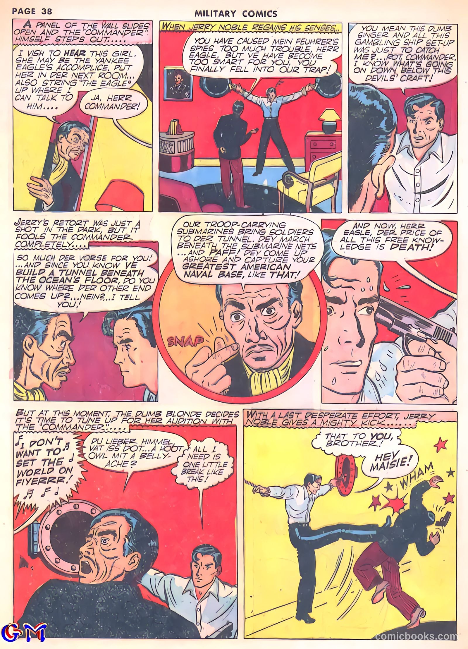 Military Comics #8 (1942) — page 40 of 68
