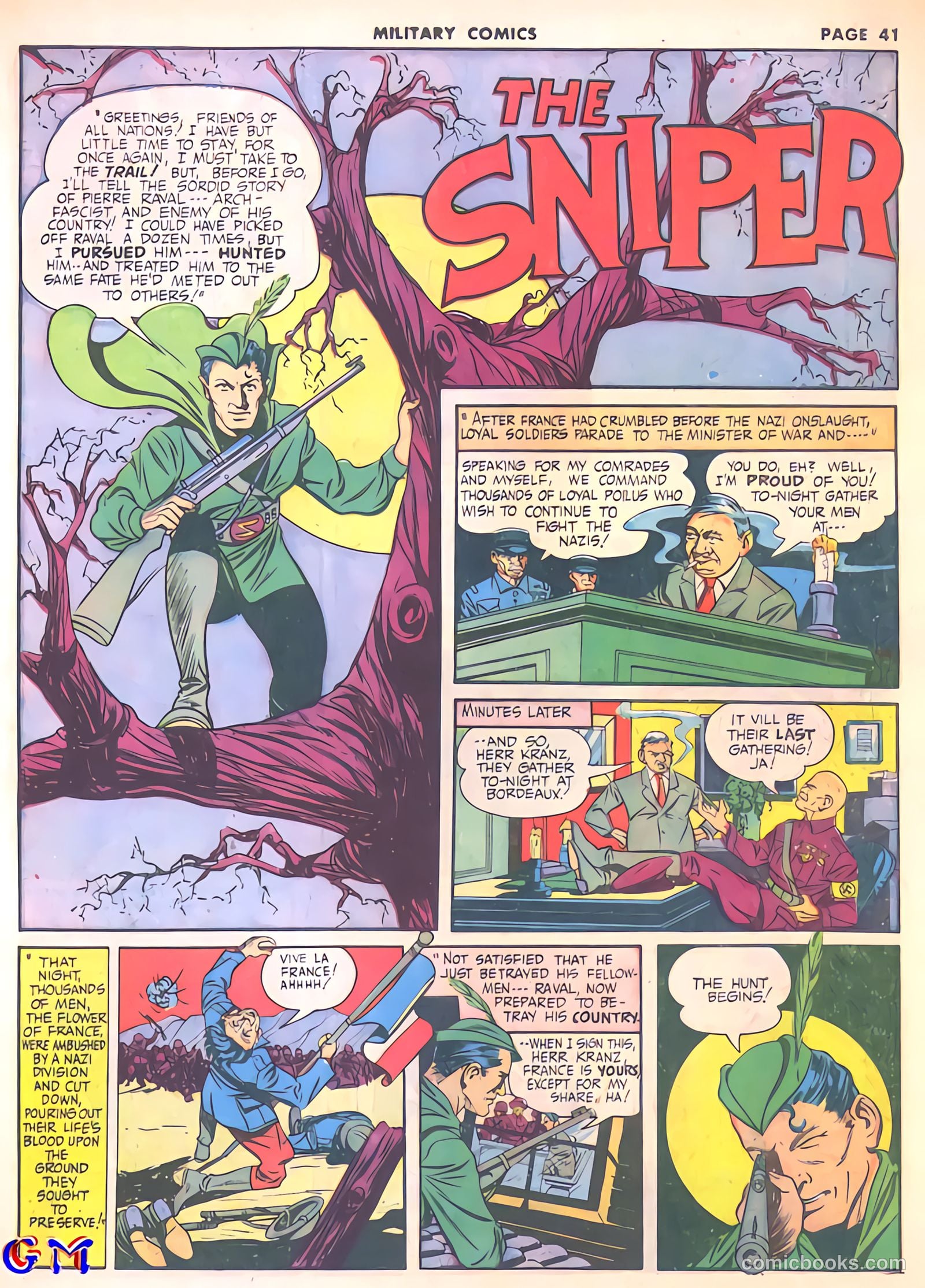 Military Comics #8 (1942) — page 43 of 68