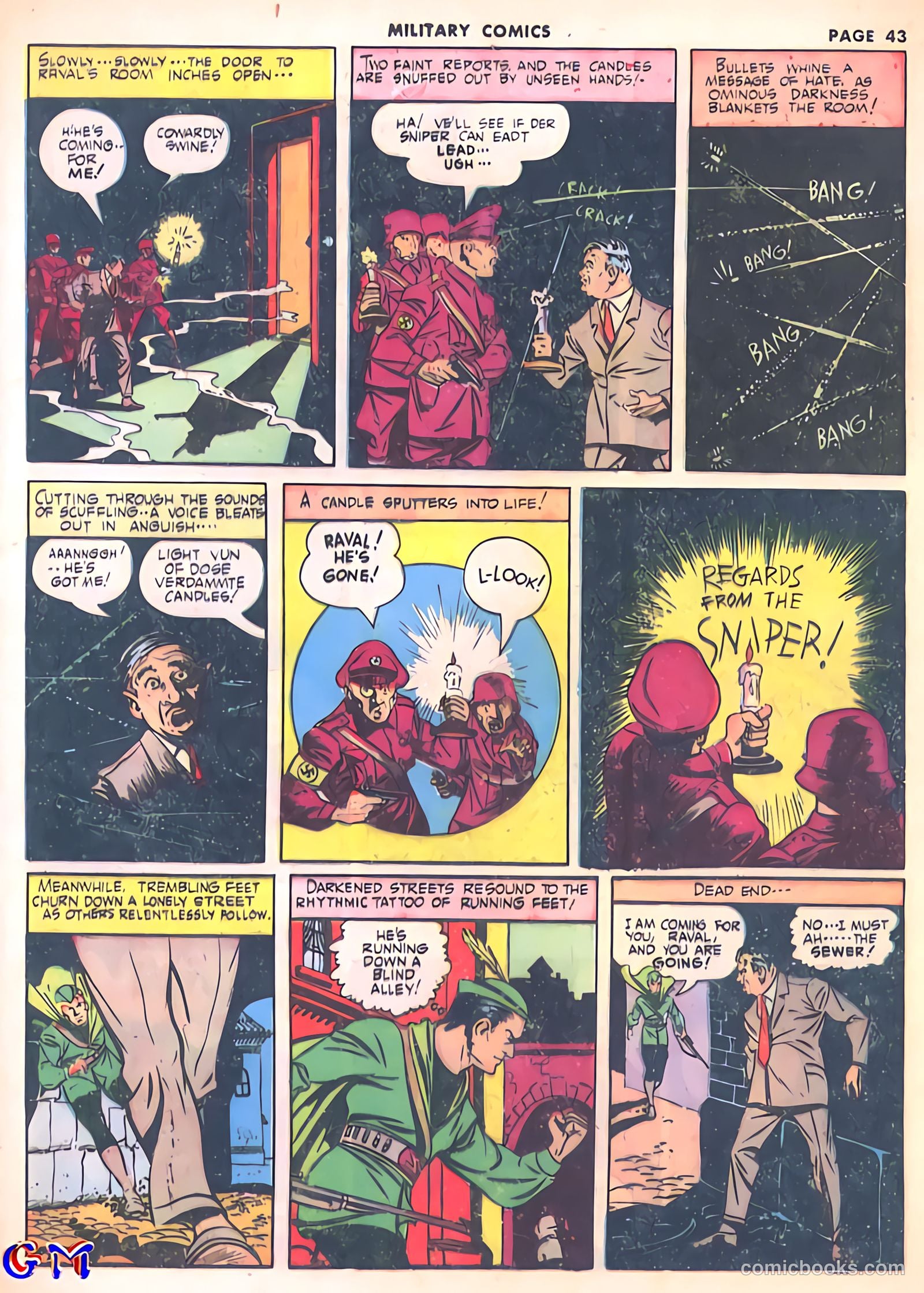 Military Comics #8 (1942) — page 45 of 68