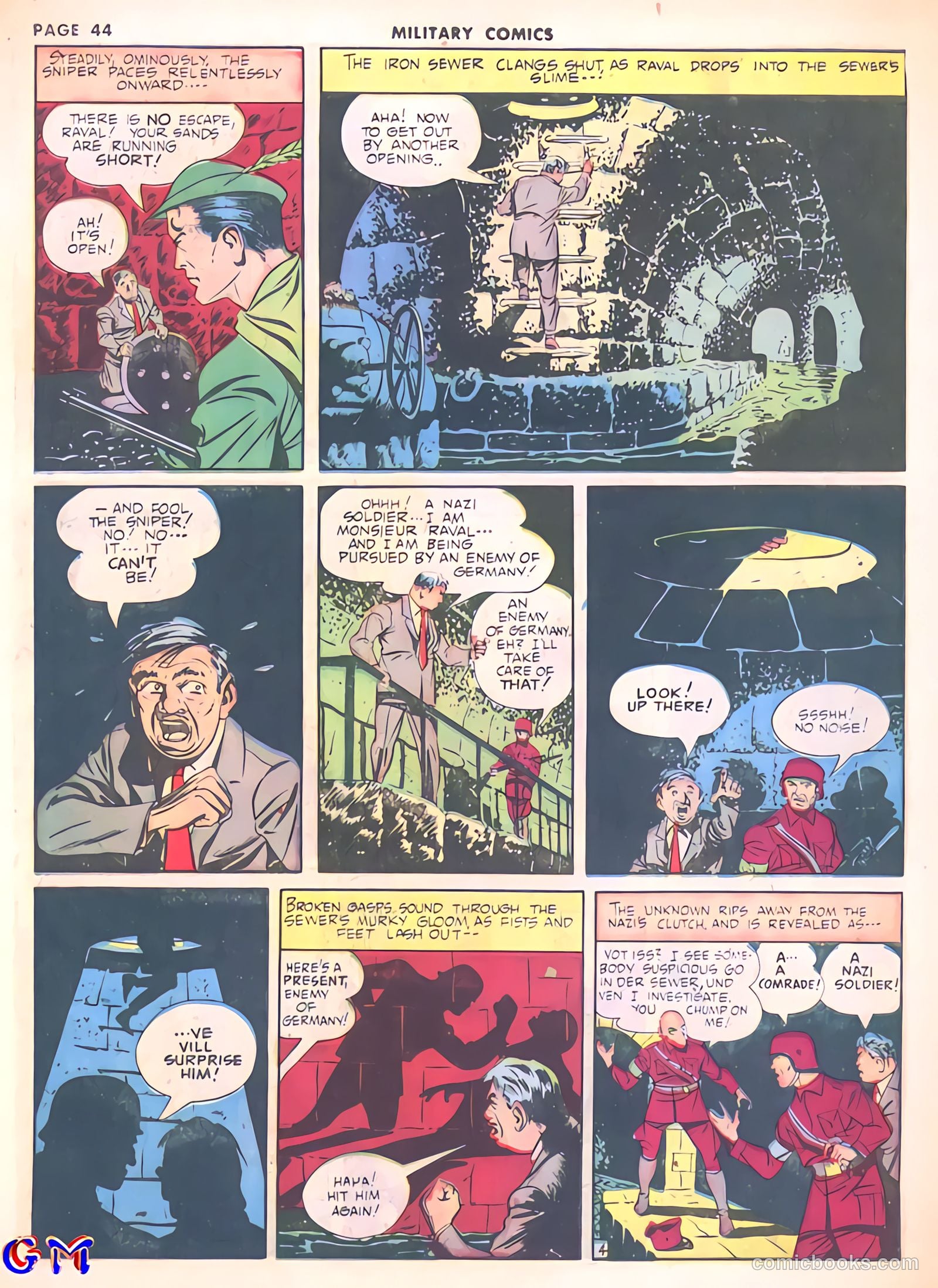 Military Comics #8 (1942) — page 46 of 68