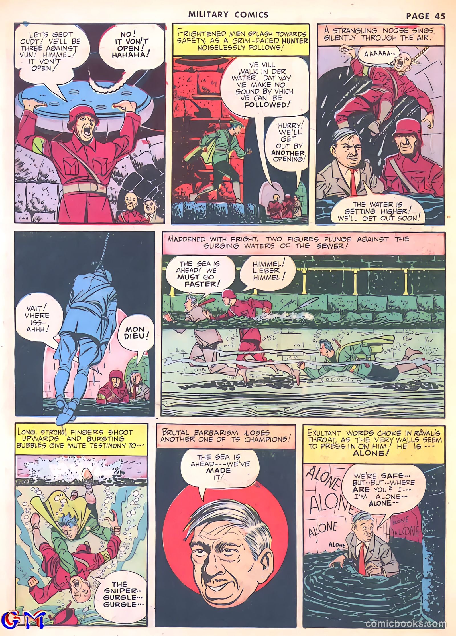 Military Comics #8 (1942) — page 47 of 68
