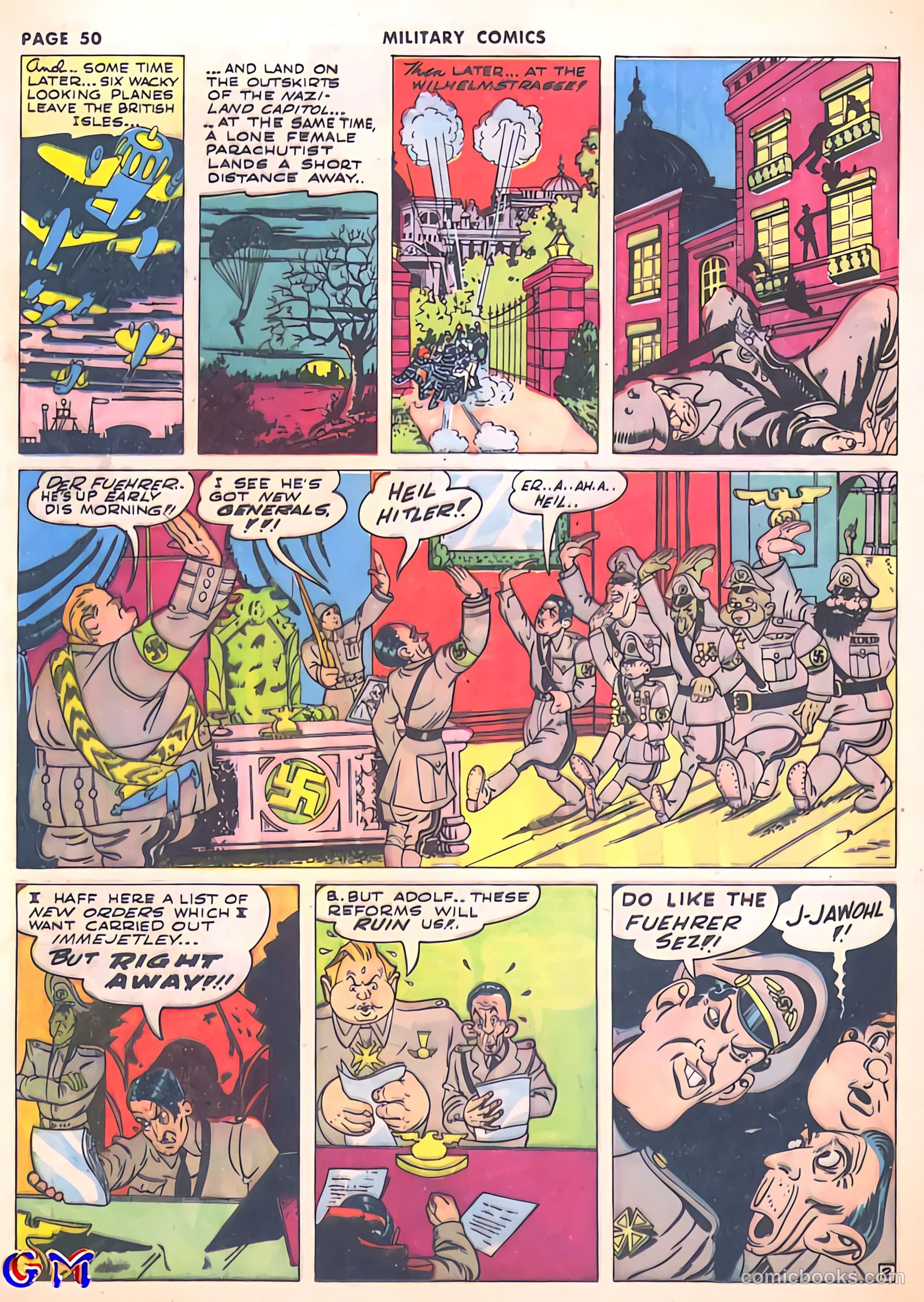 Military Comics #8 (1942) — page 52 of 68