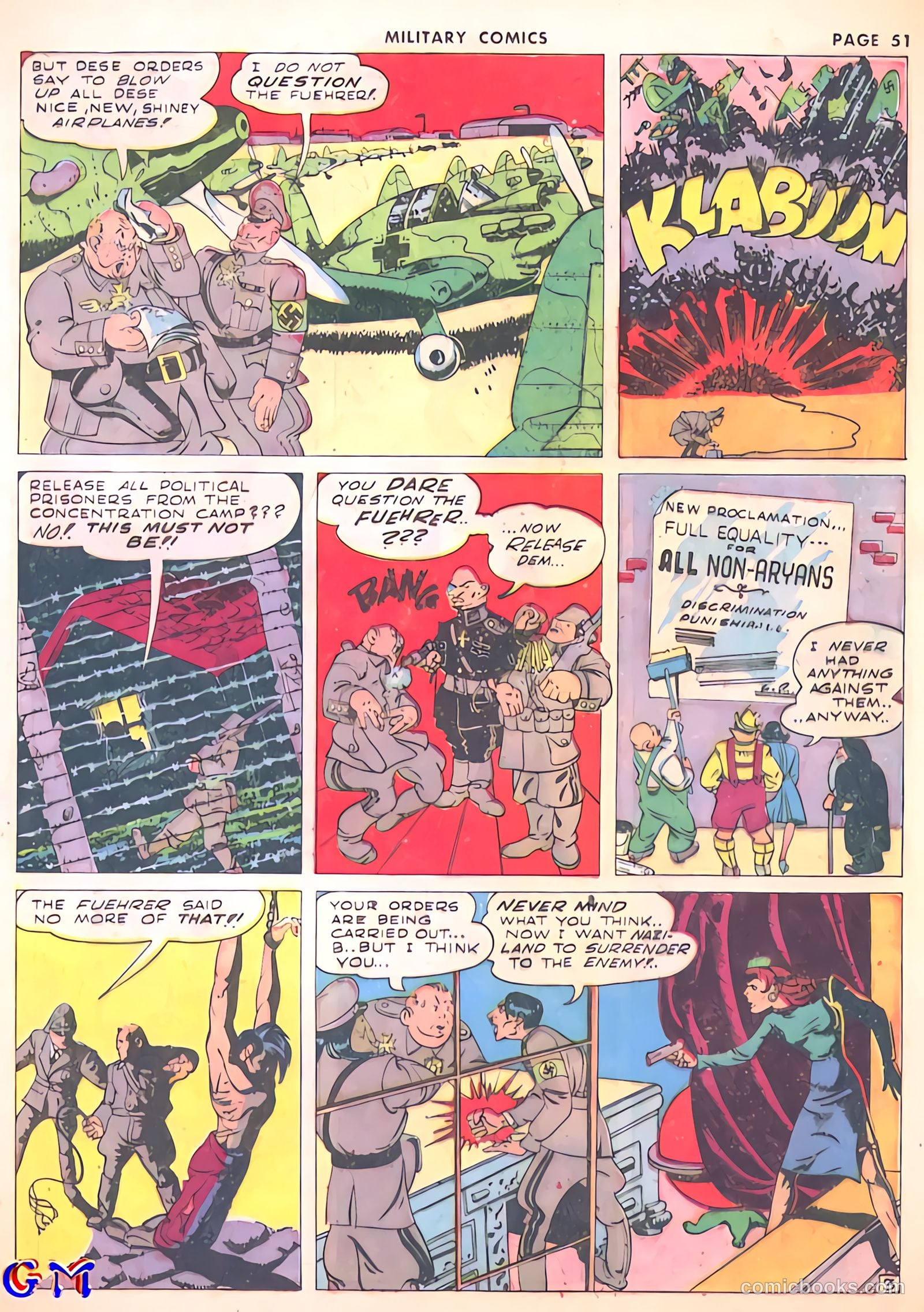 Military Comics #8 (1942) — page 53 of 68