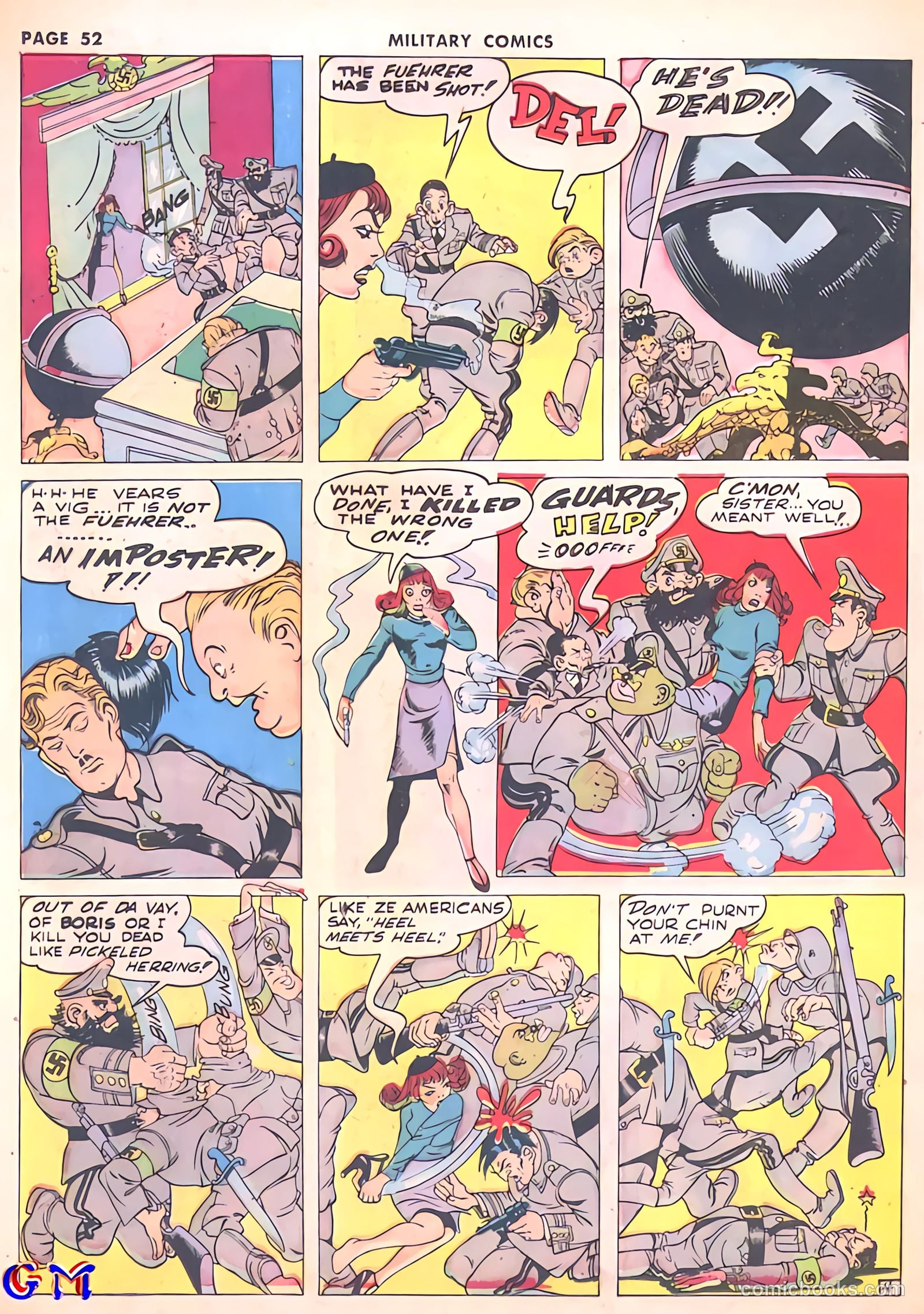 Military Comics #8 (1942) — page 54 of 68