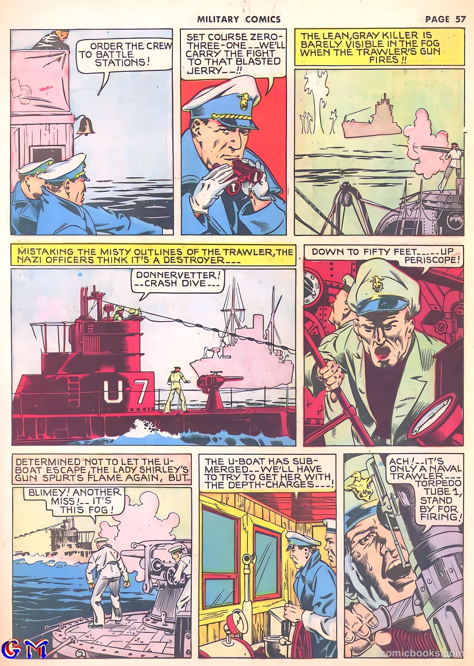 Military Comics #8 (1942) — page 59 of 68