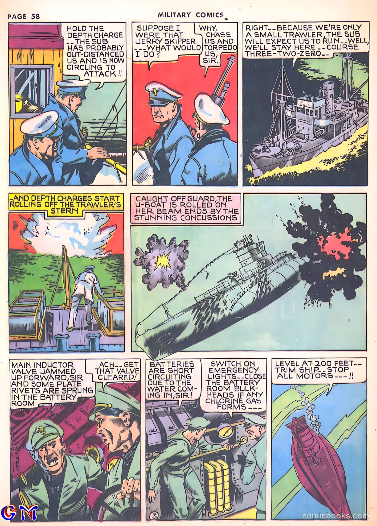Military Comics #8 (1942) — page 60 of 68
