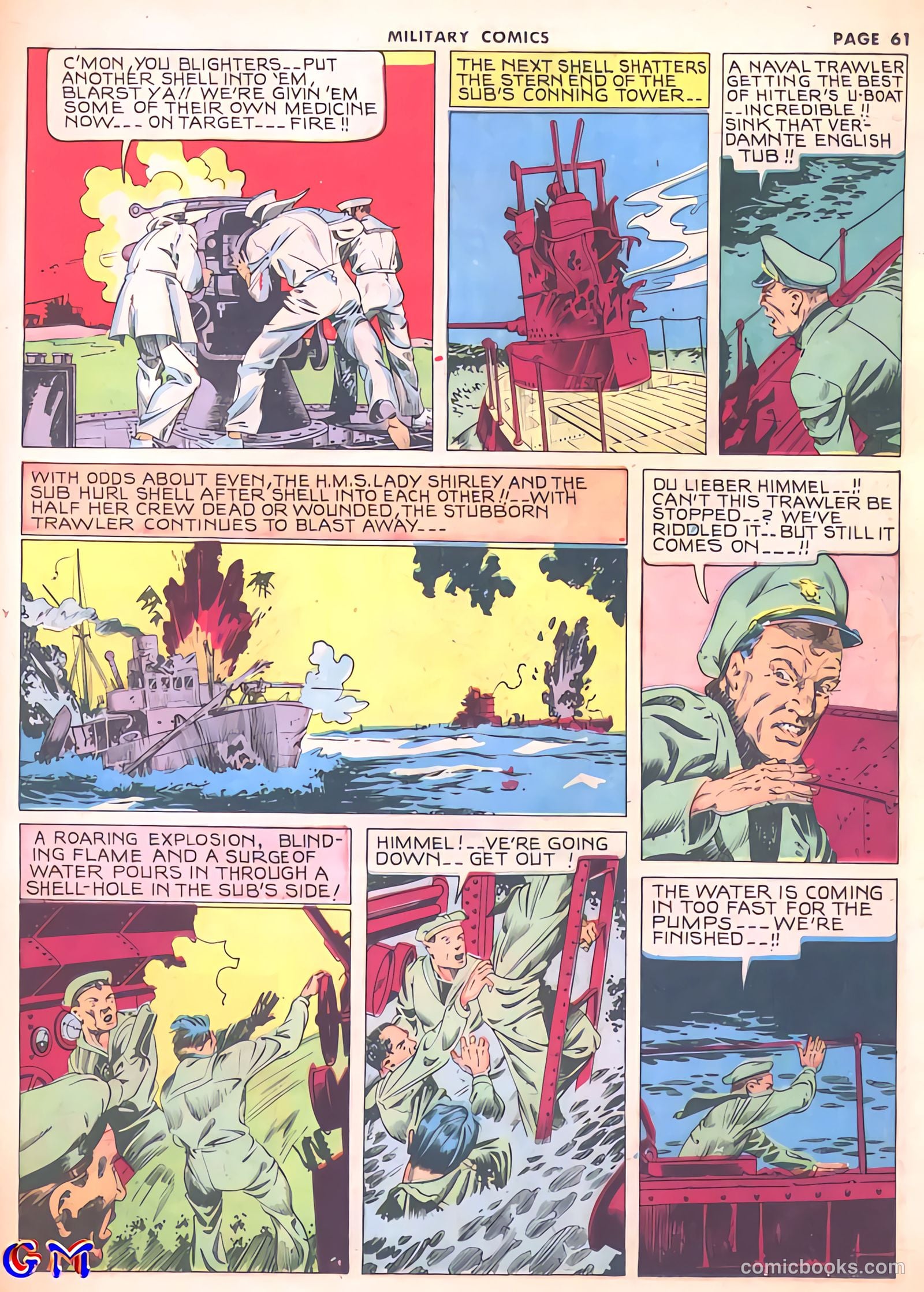 Military Comics #8 (1942) — page 63 of 68
