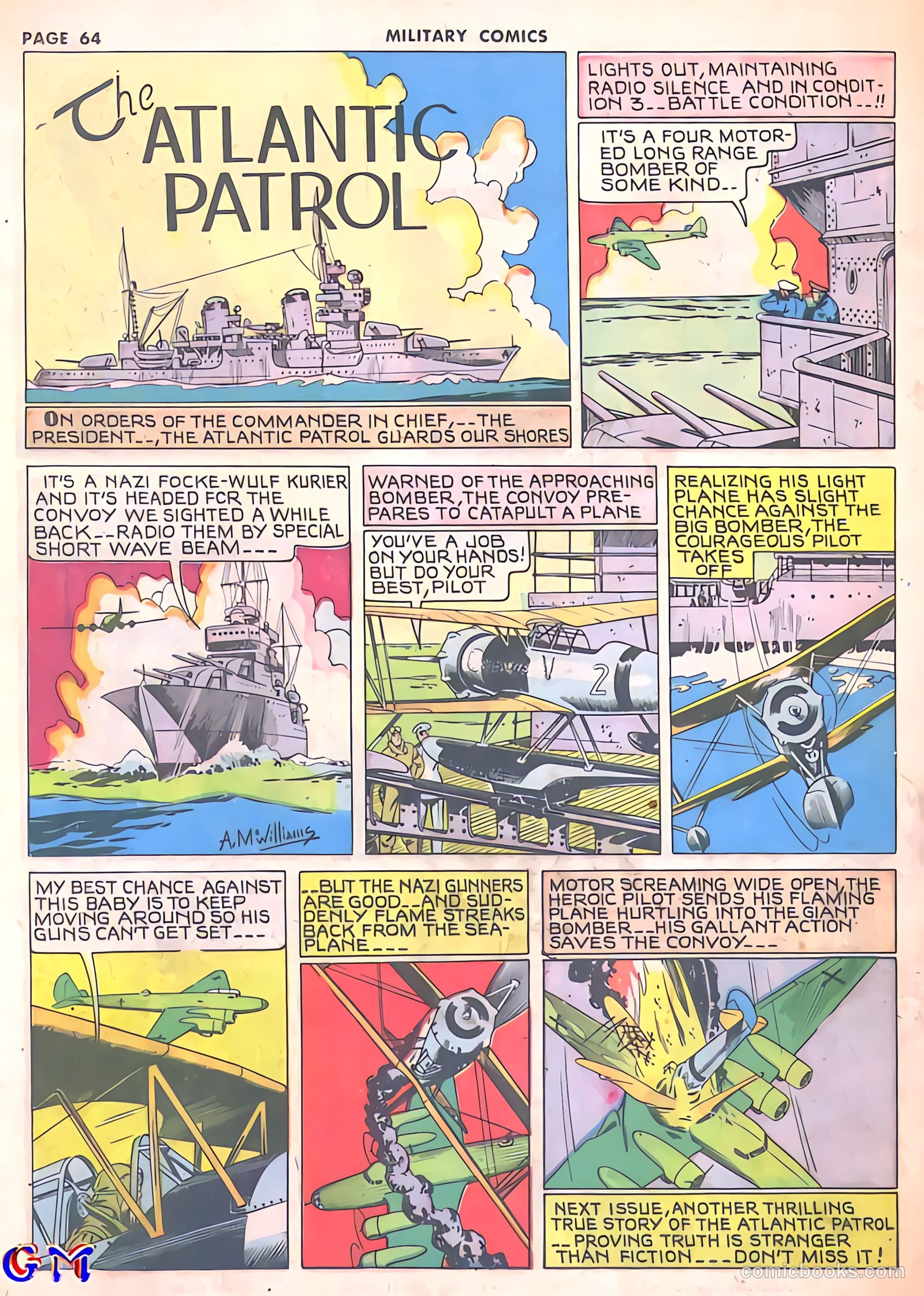 Military Comics #8 (1942) — page 66 of 68