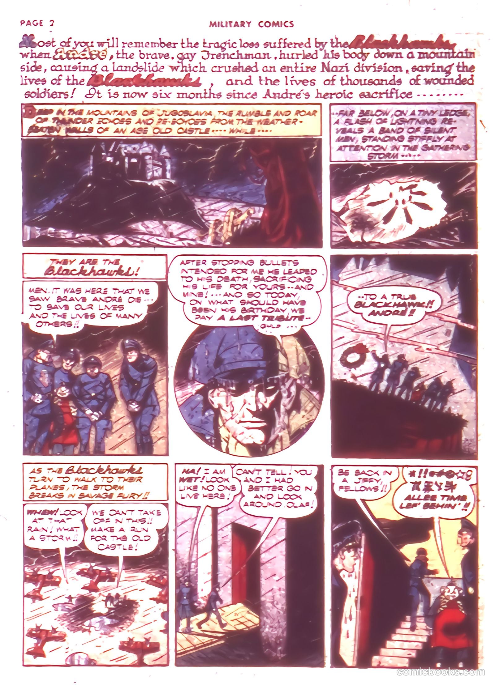 Military Comics #9 (1942) — page 4 of 68