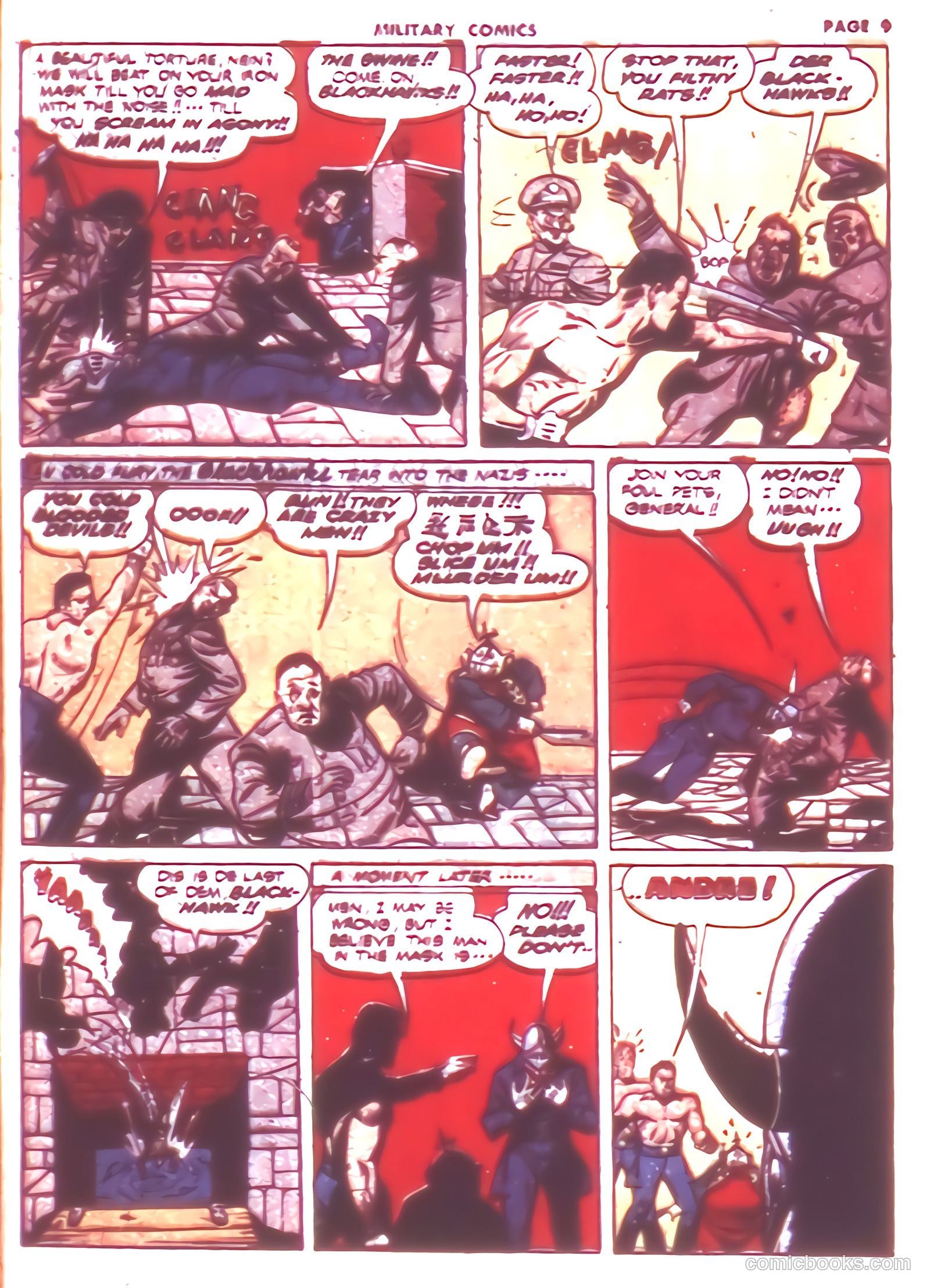 Military Comics #9 (1942) — page 11 of 68