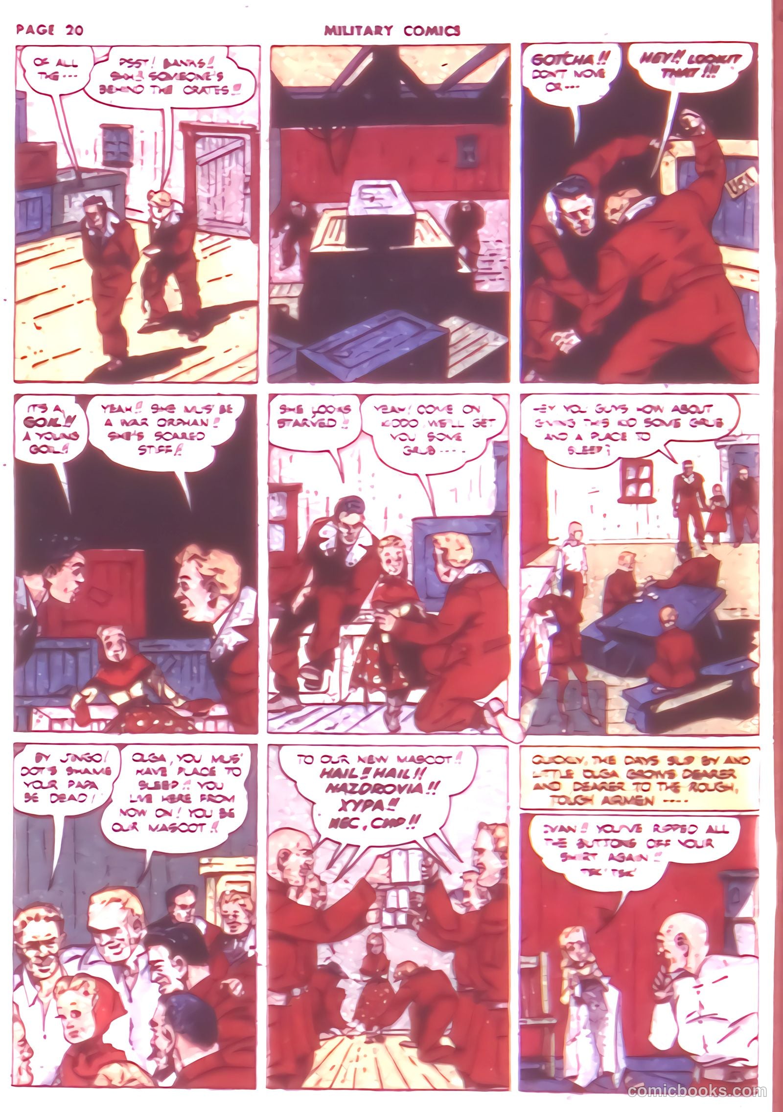 Military Comics #9 (1942) — page 22 of 68