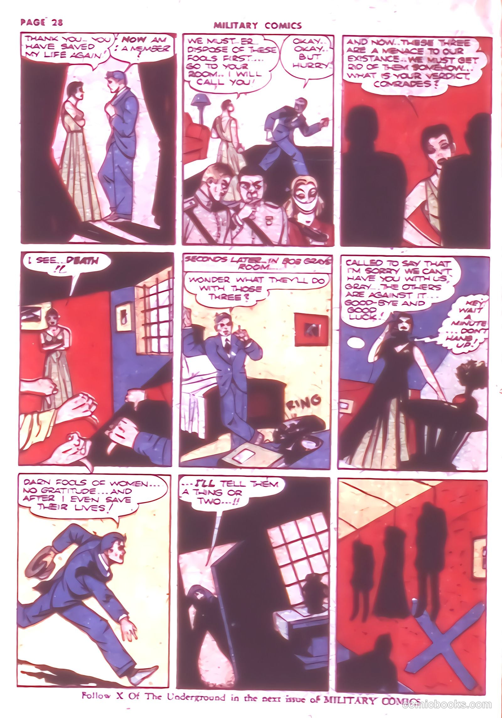 Military Comics #9 (1942) — page 30 of 68