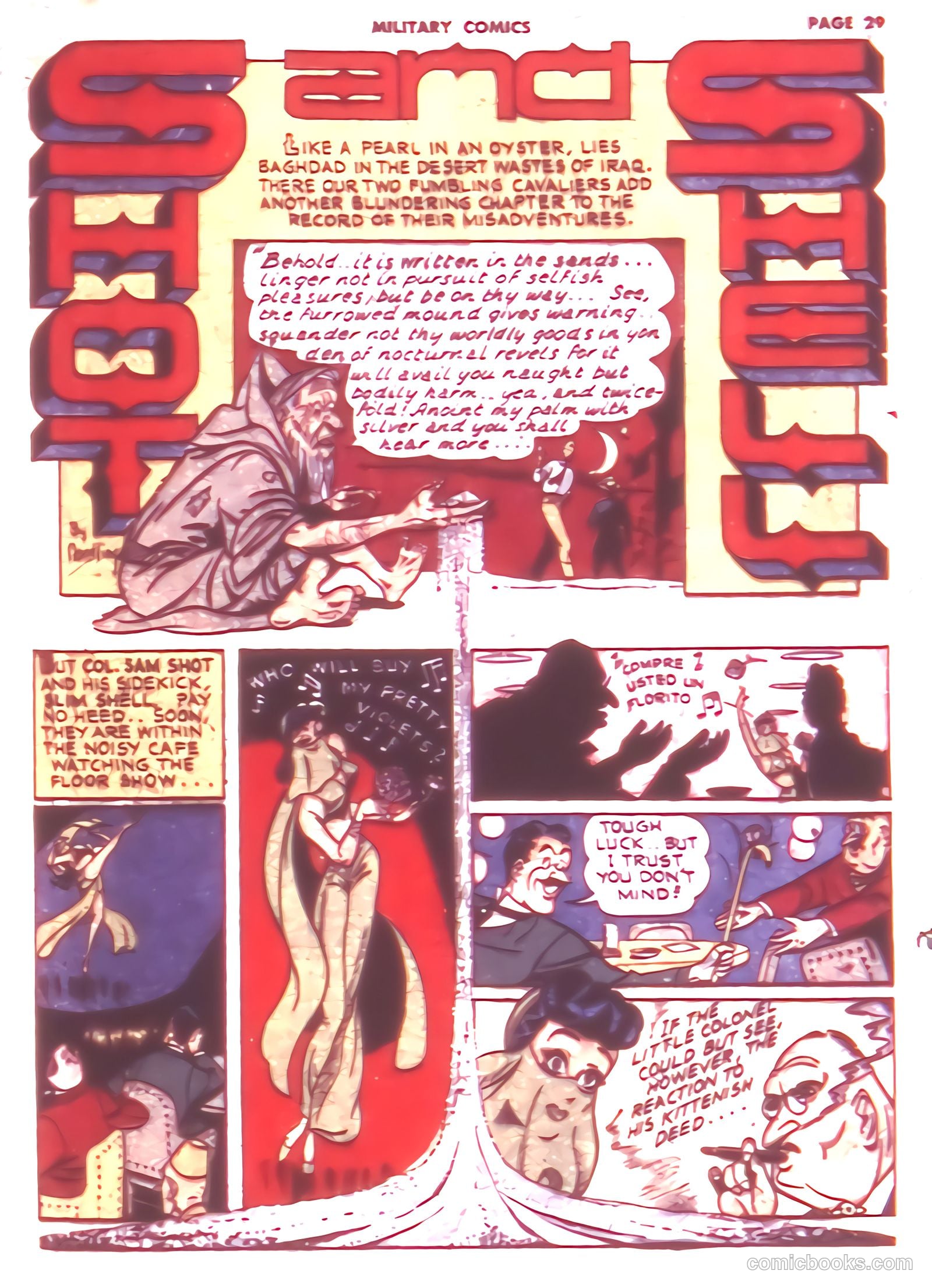 Military Comics #9 (1942) — page 31 of 68