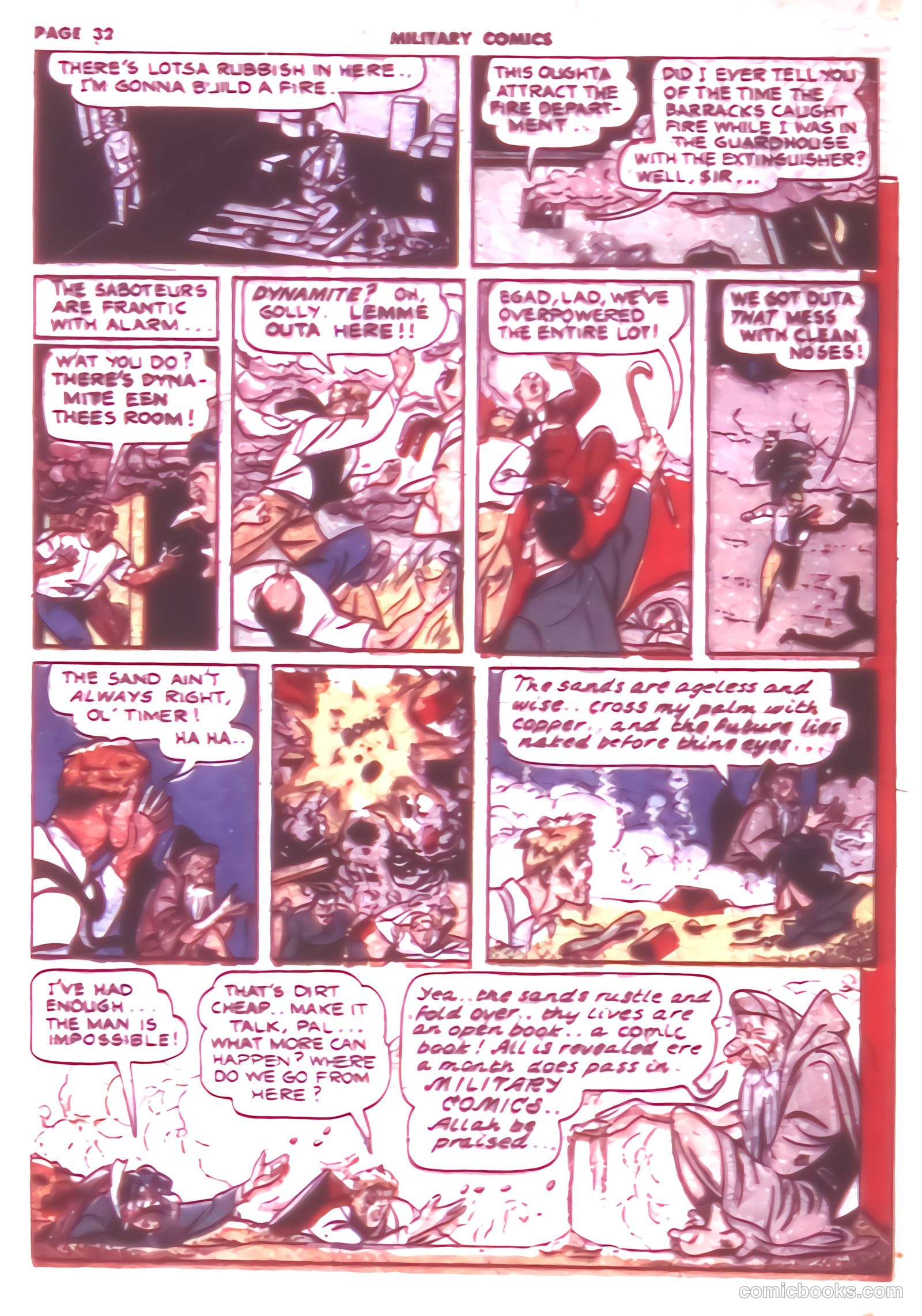 Military Comics #9 (1942) — page 34 of 68
