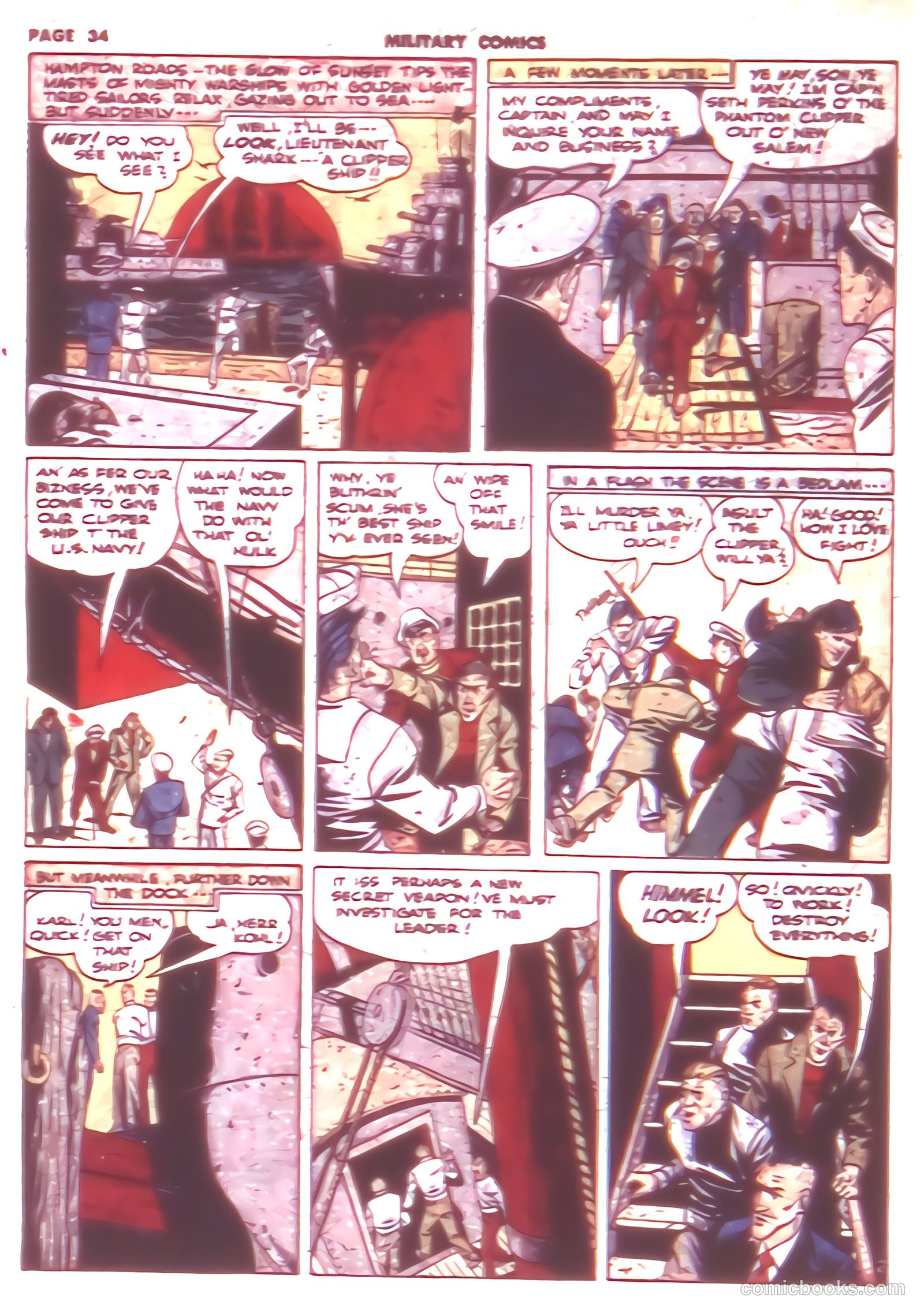Military Comics #9 (1942) — page 36 of 68