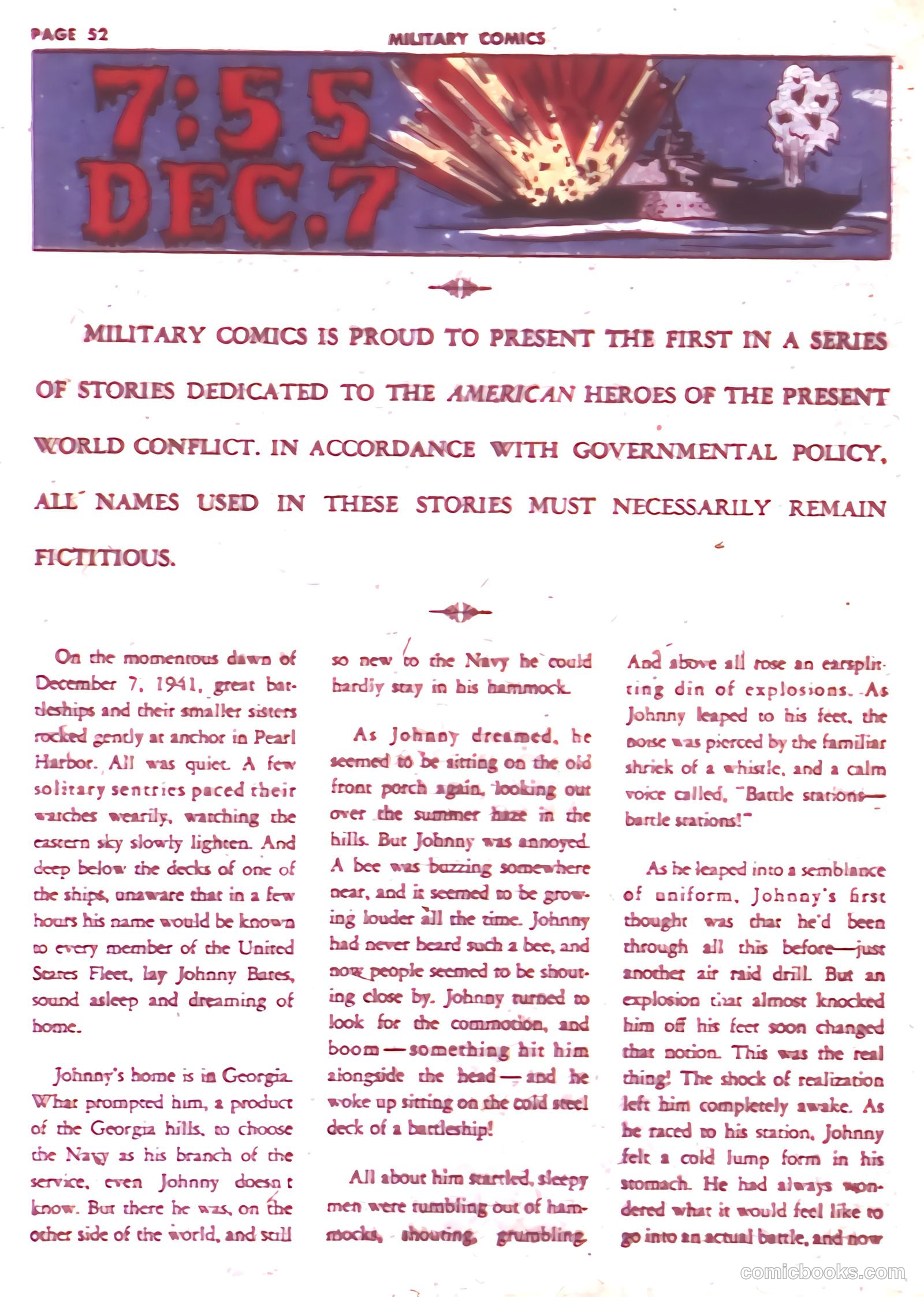 Military Comics #9 (1942) — page 54 of 68