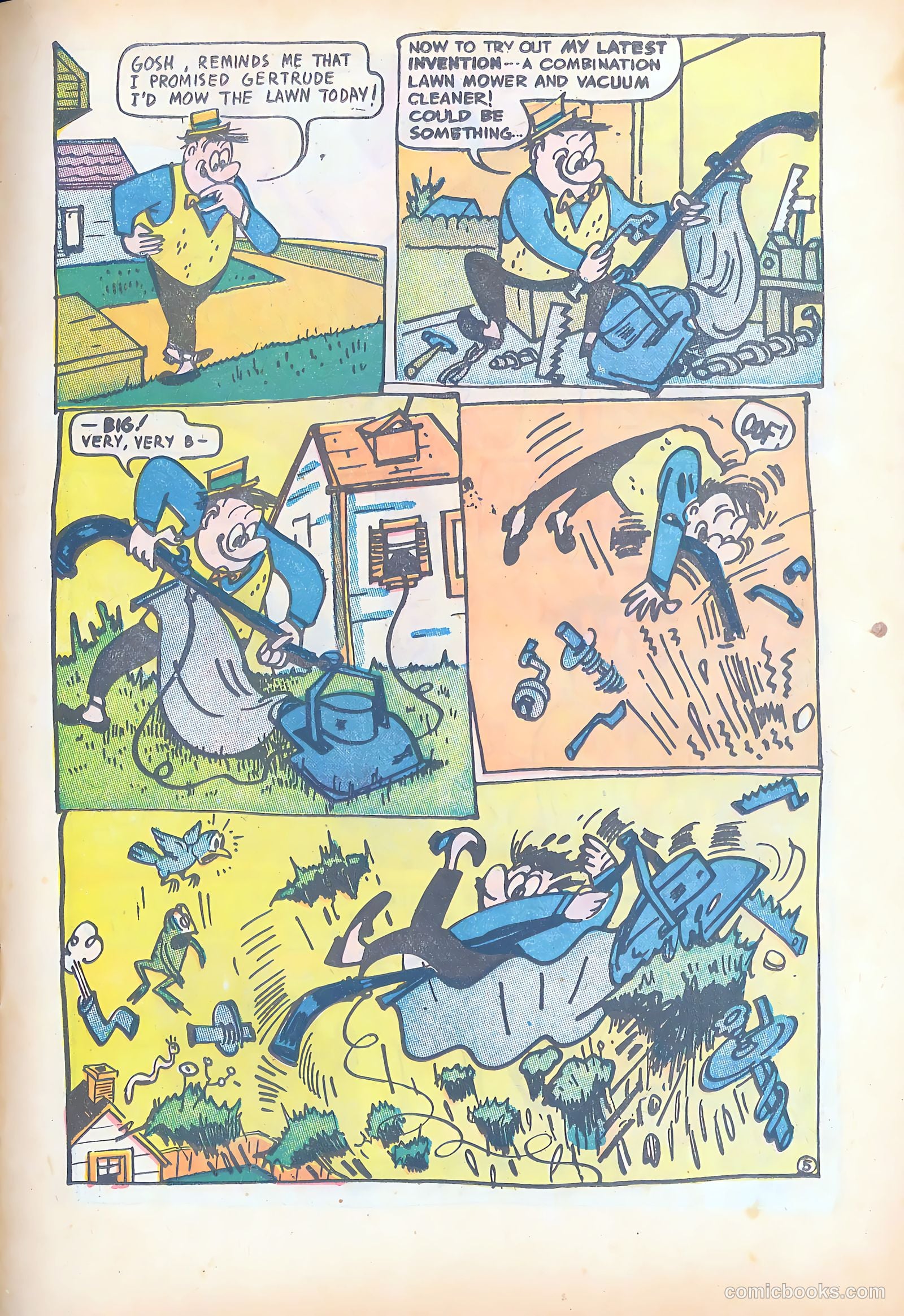Milt Gross Funnies #1 (1947) — page 7 of 52