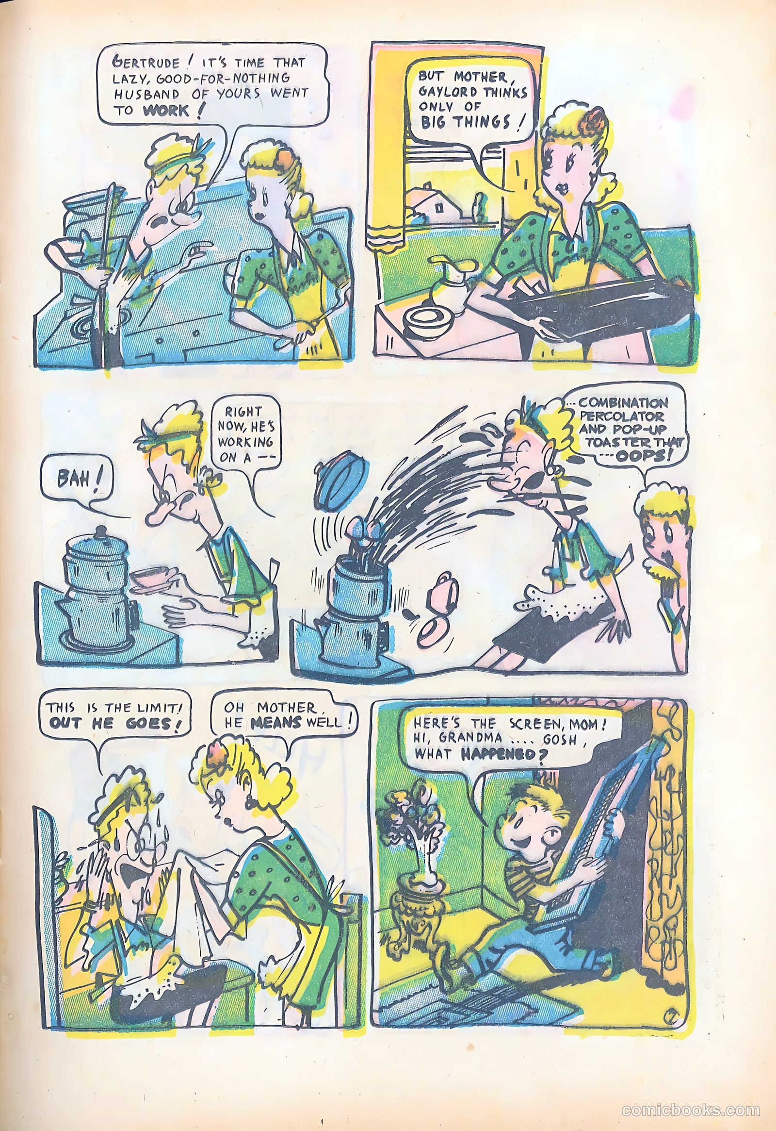 Milt Gross Funnies #1 (1947) — page 9 of 52