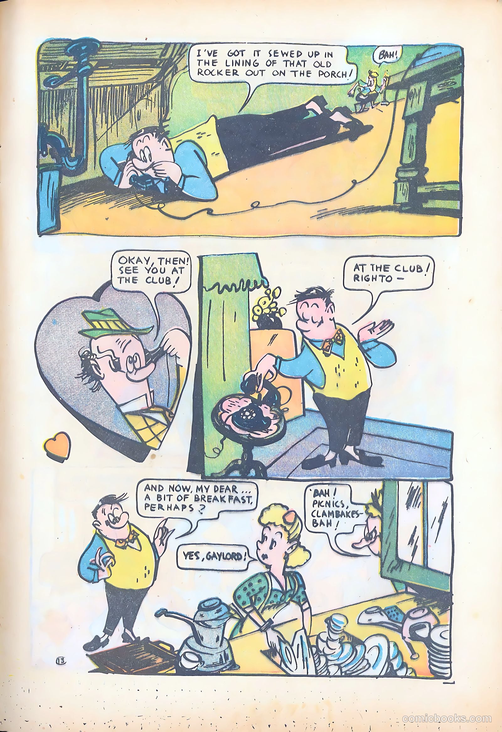 Milt Gross Funnies #1 (1947) — page 15 of 52