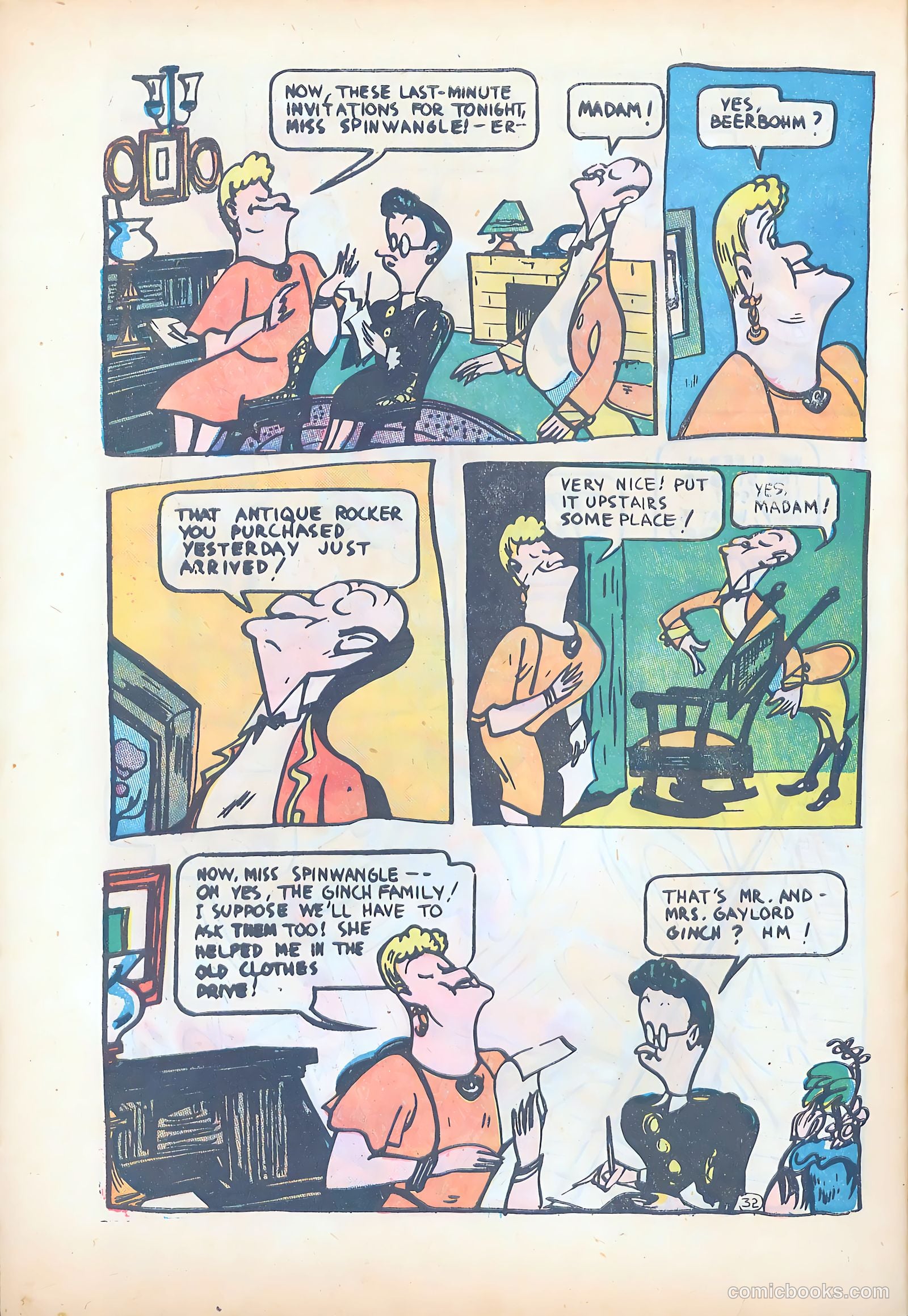 Milt Gross Funnies #1 (1947) — page 34 of 52