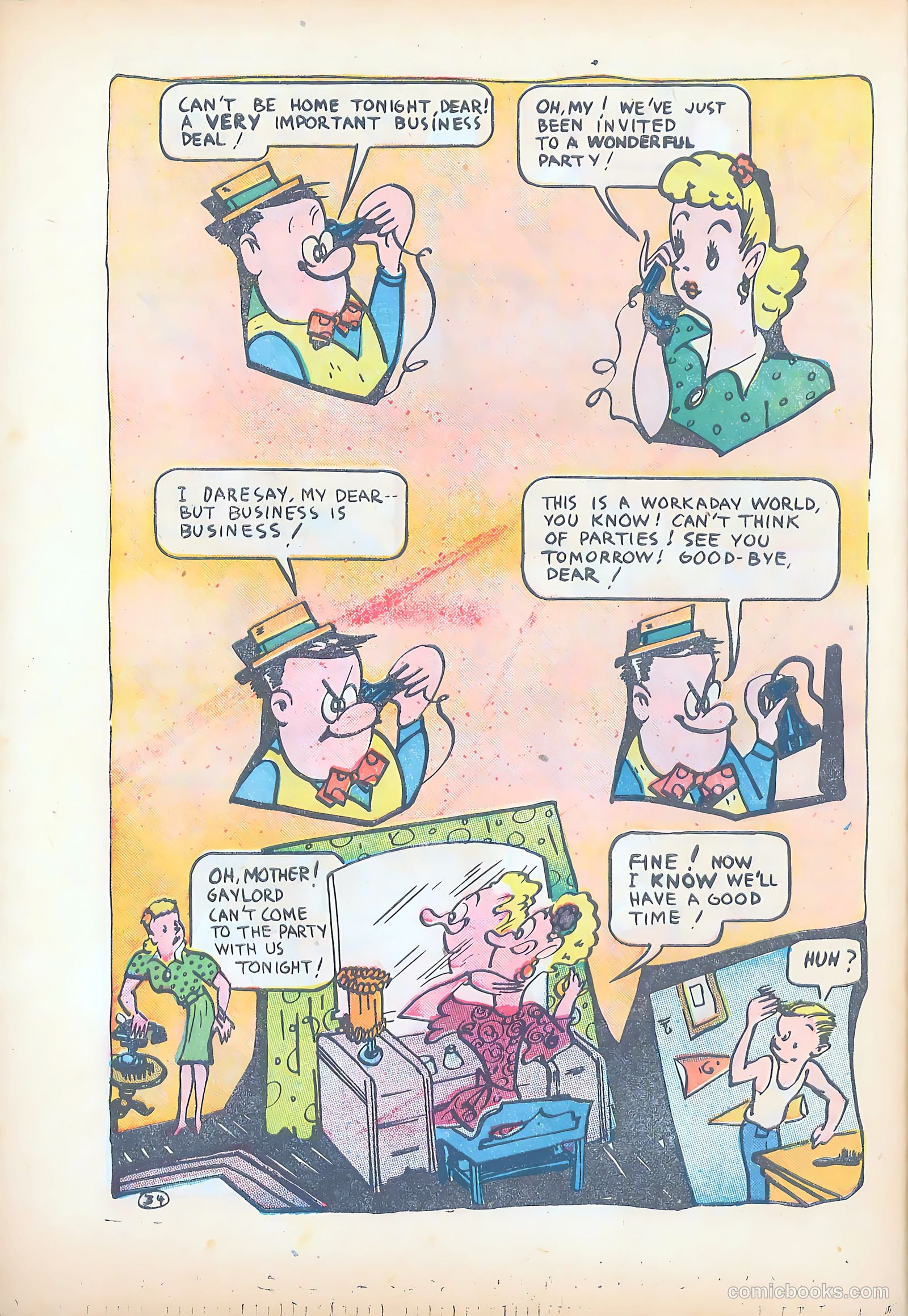 Milt Gross Funnies #1 (1947) — page 36 of 52