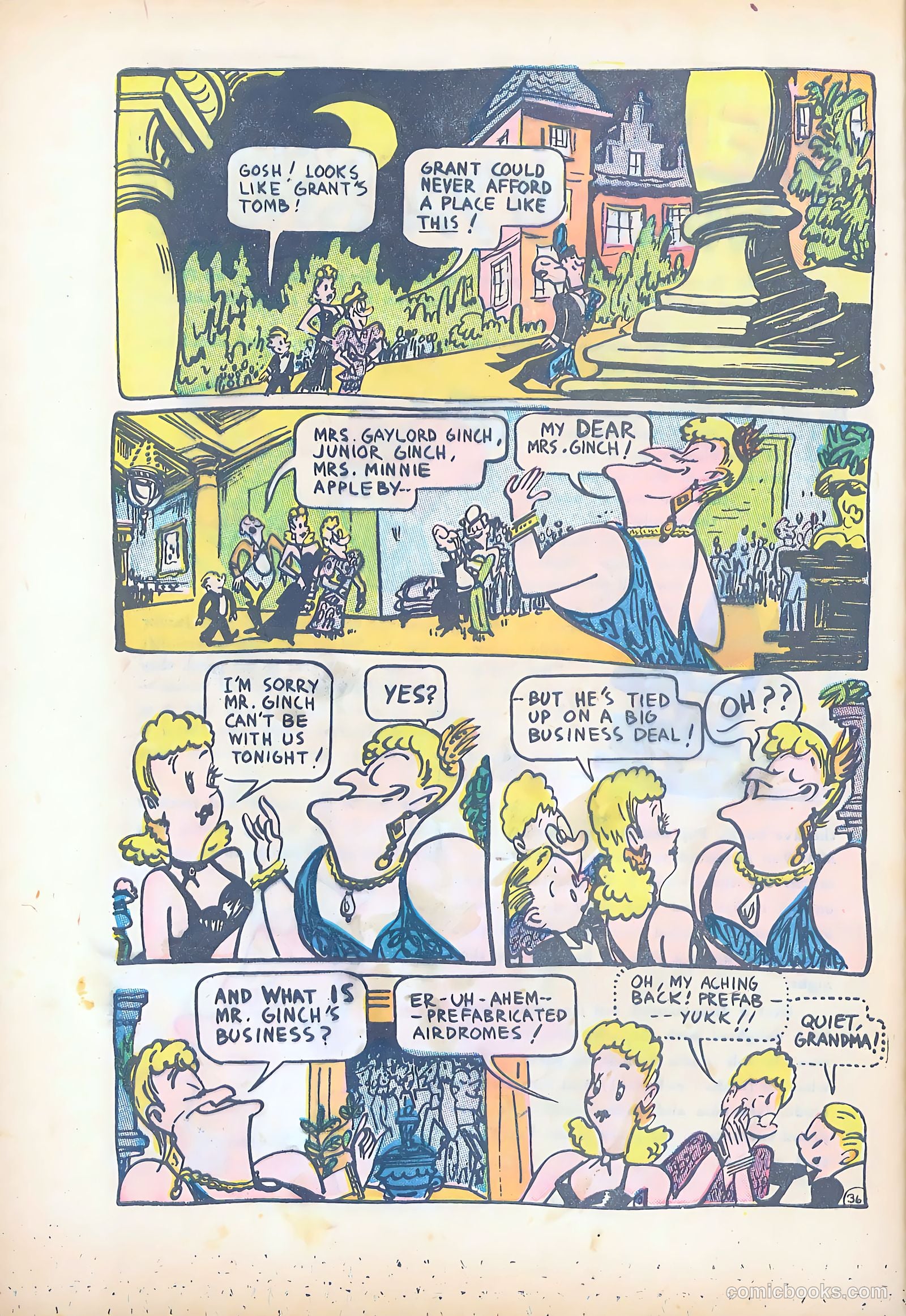 Milt Gross Funnies #1 (1947) — page 38 of 52