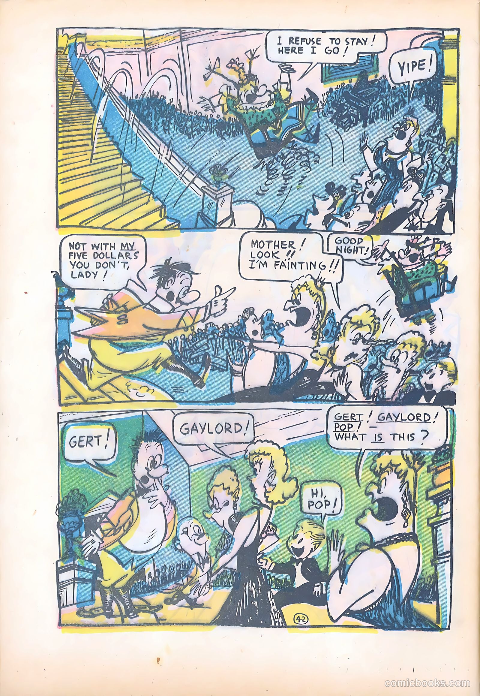 Milt Gross Funnies #1 (1947) — page 44 of 52