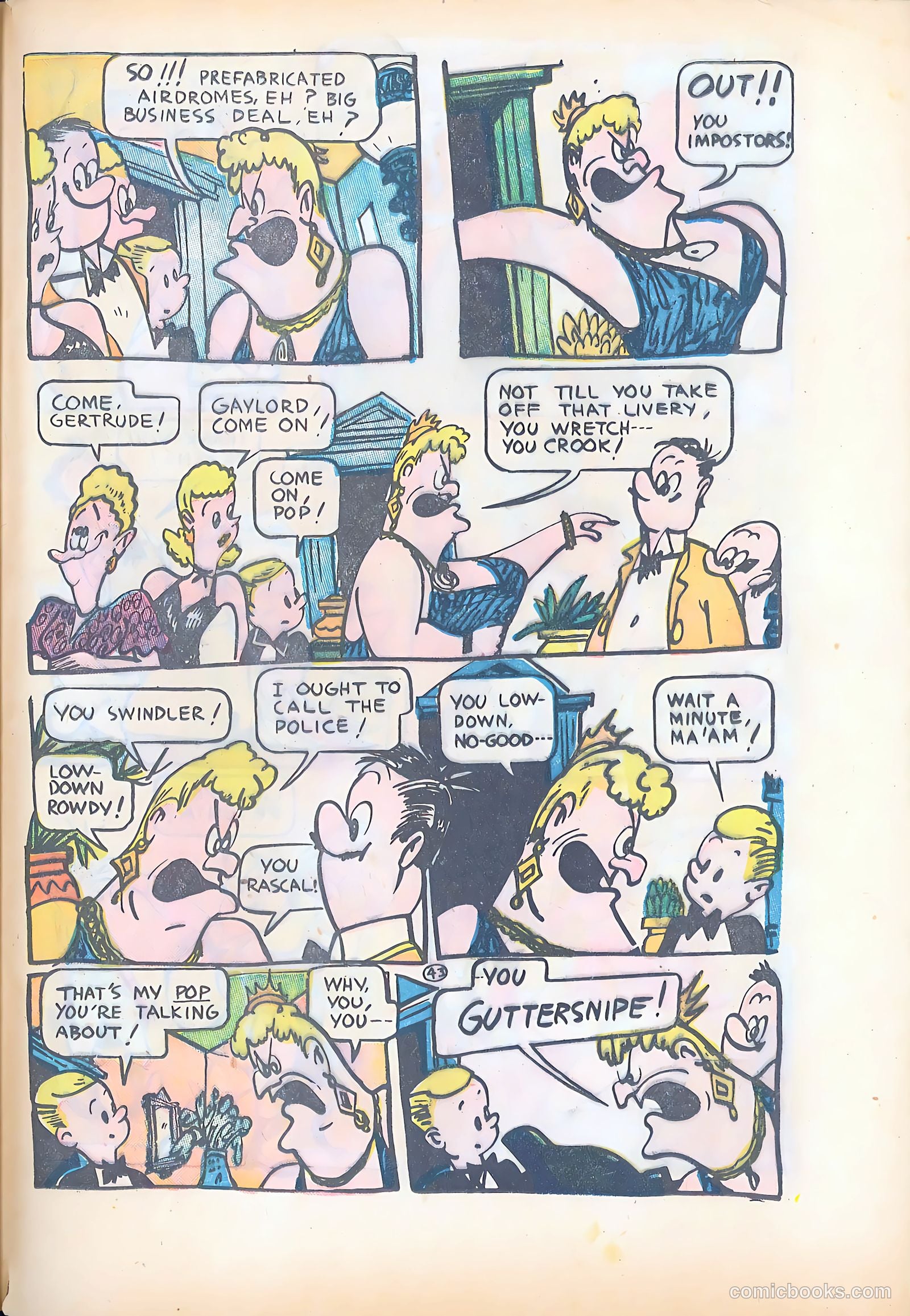 Milt Gross Funnies #1 (1947) — page 45 of 52