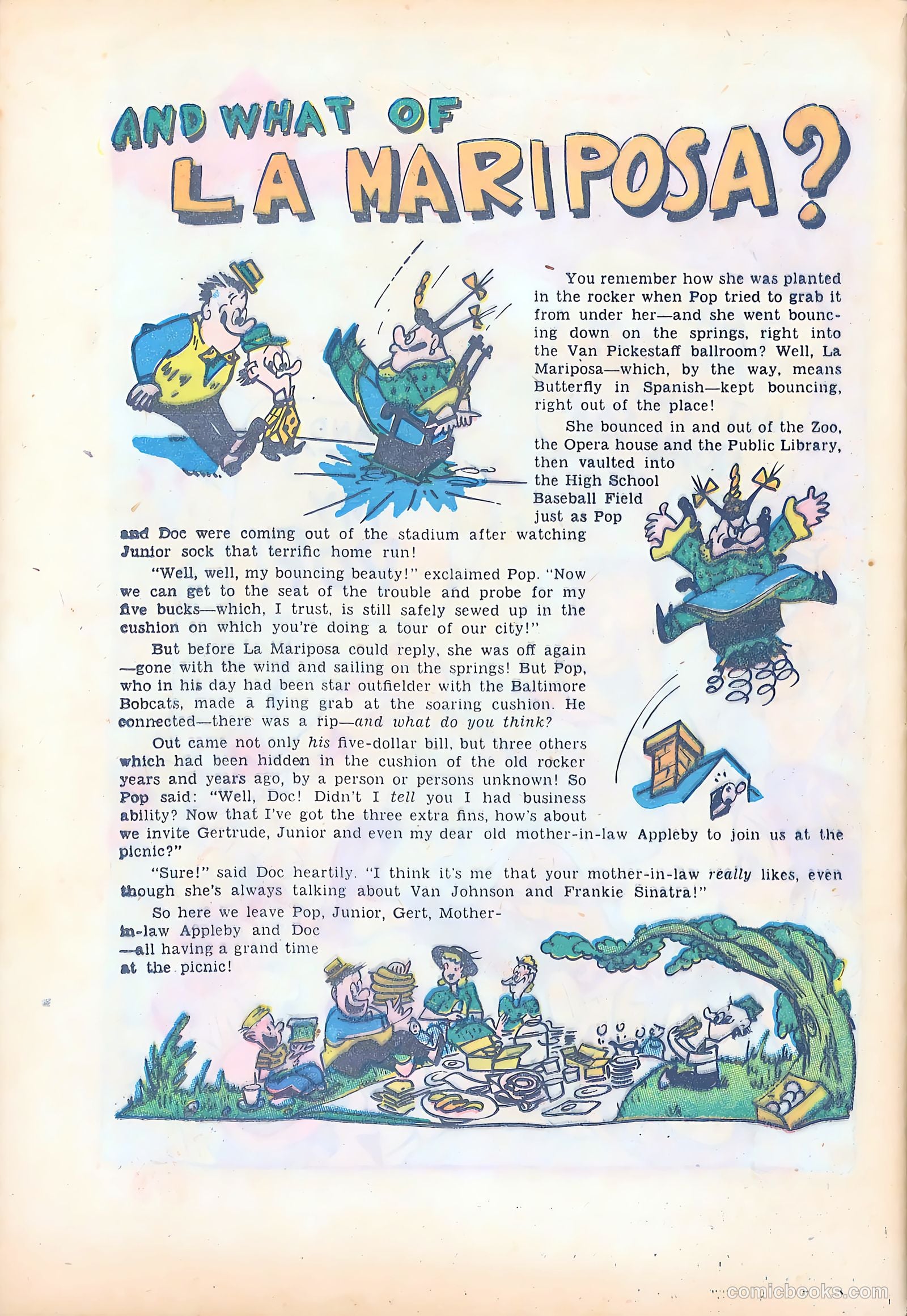 Milt Gross Funnies #1 (1947) — page 50 of 52
