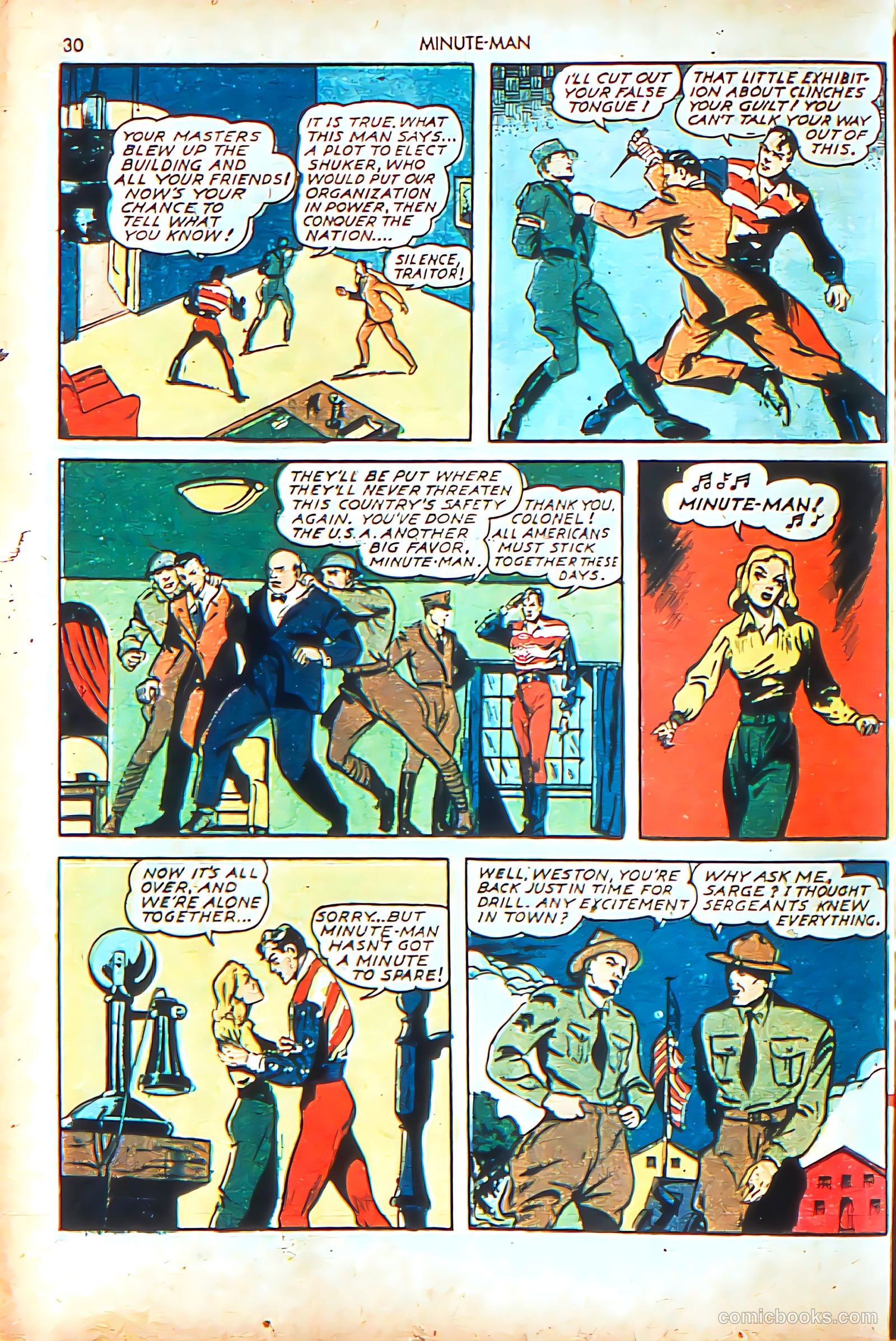 Minute Man #1 (1941) — page 32 of 68