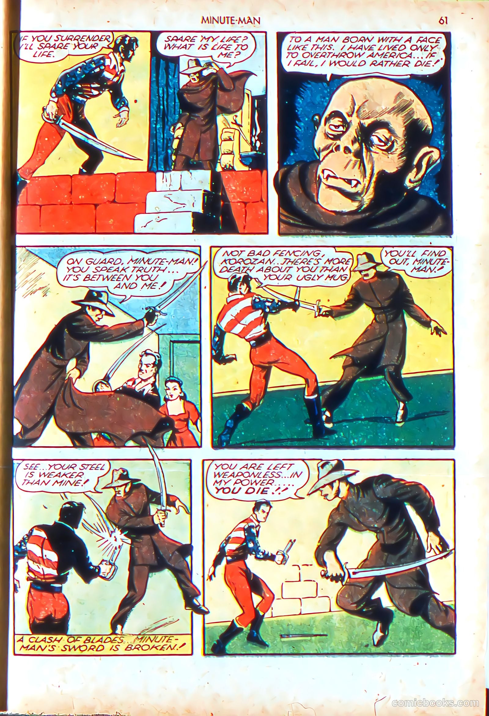 Minute Man #1 (1941) — page 63 of 68