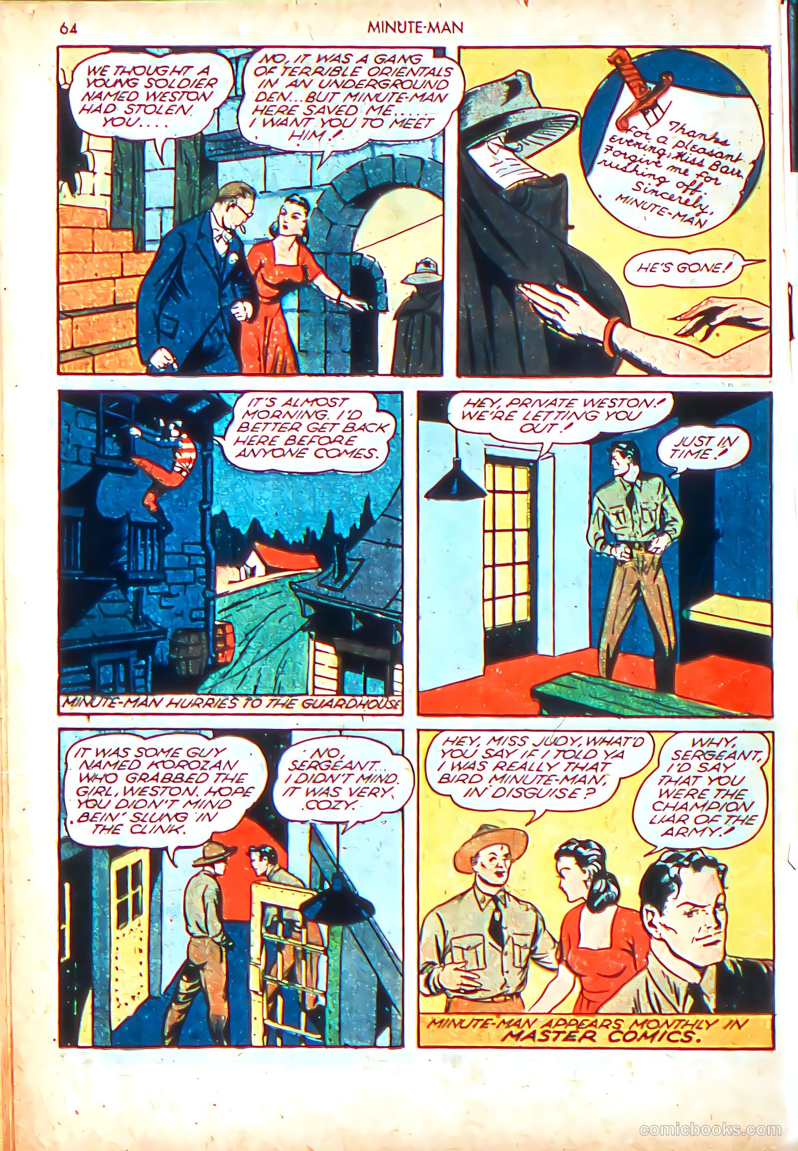 Minute Man #1 (1941) — page 66 of 68